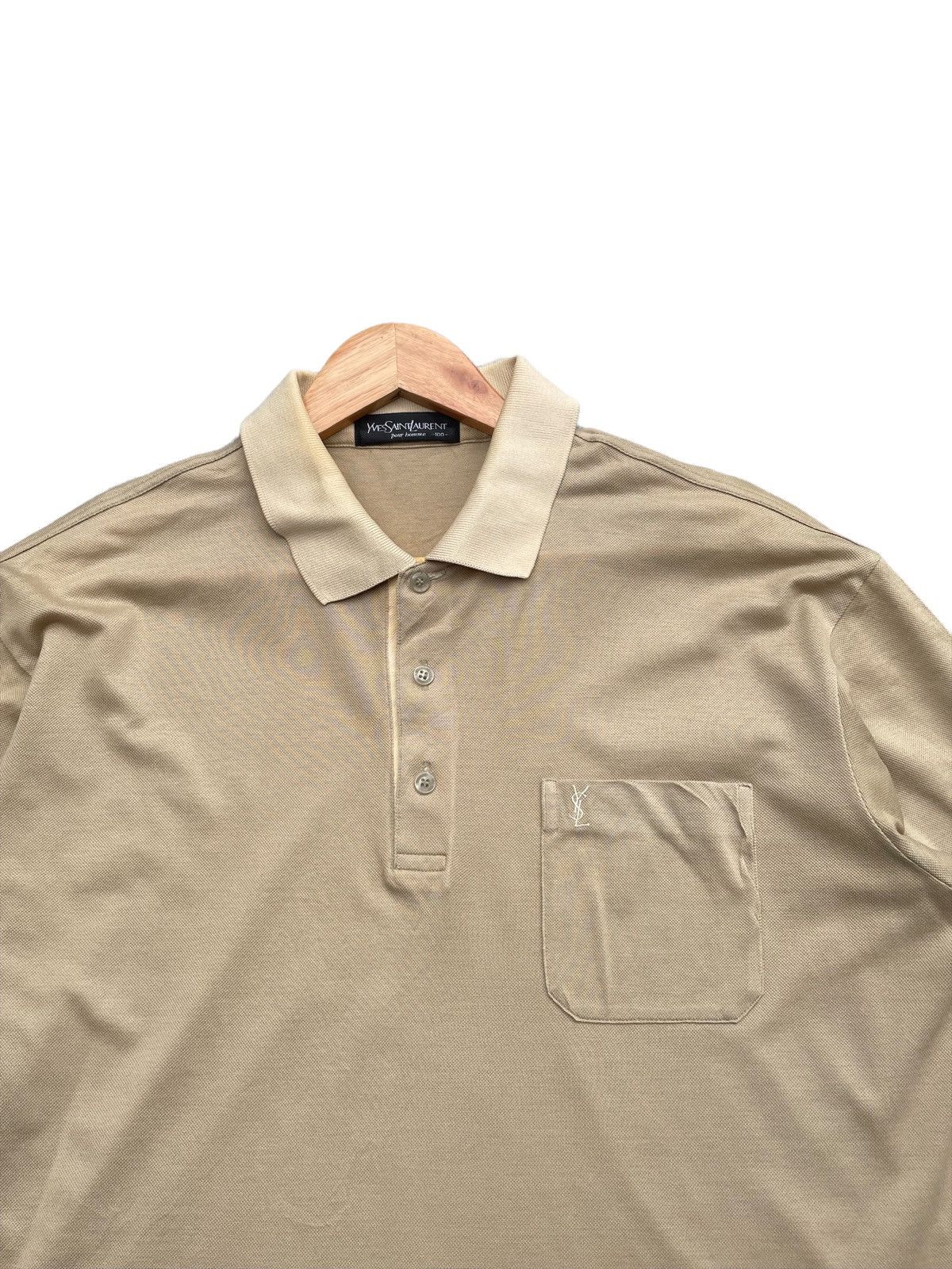 Yves Saint Laurent Vintage Yves Saint Laurent Polo Long Sleave Size US L / EU 52-54 / 3 - 5 Thumbnail