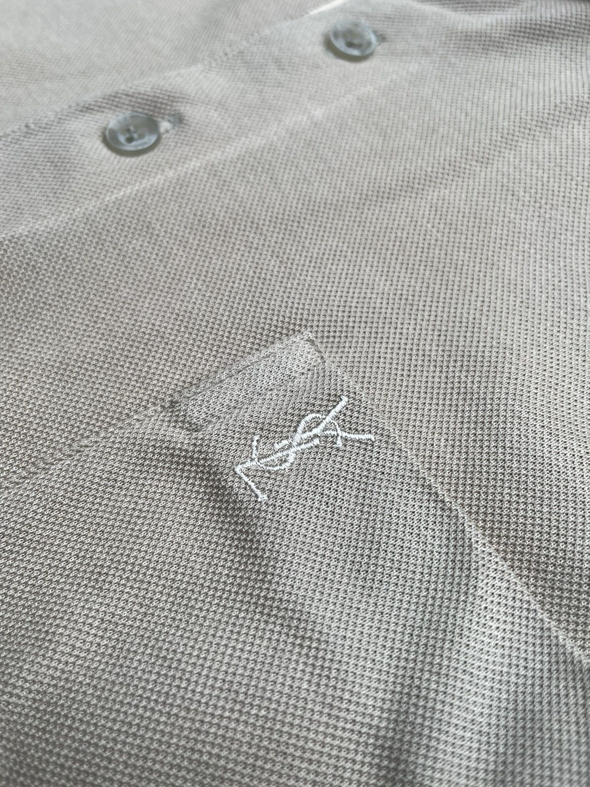 Yves Saint Laurent Vintage Yves Saint Laurent Polo Long Sleave Size US L / EU 52-54 / 3 - 9 Thumbnail