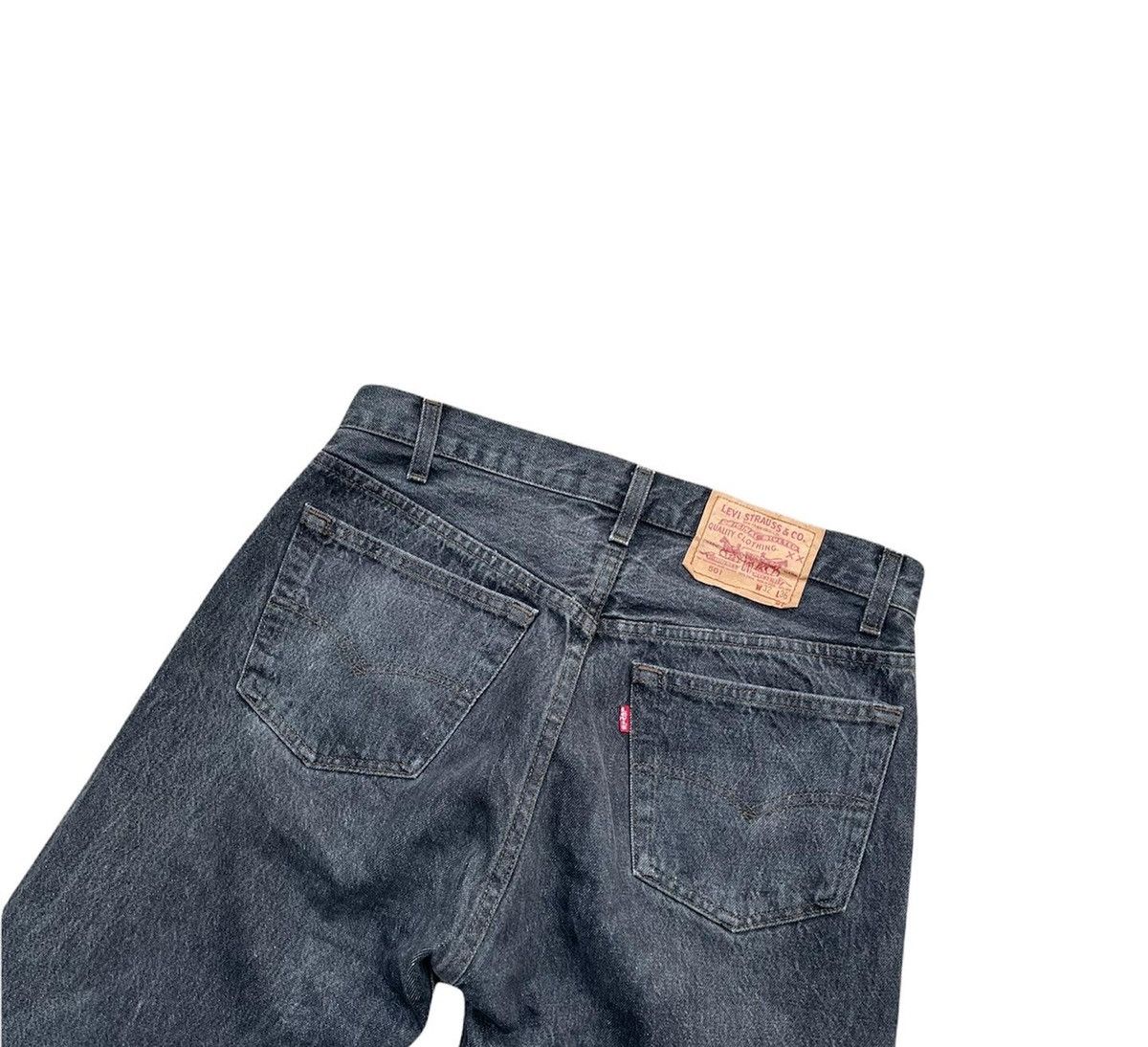 Le Grande Bleu (L.G.B.) Vintage Levi’s 501 e 1989 Usa Black Denim Size US 32 / EU 48 - 6 Thumbnail