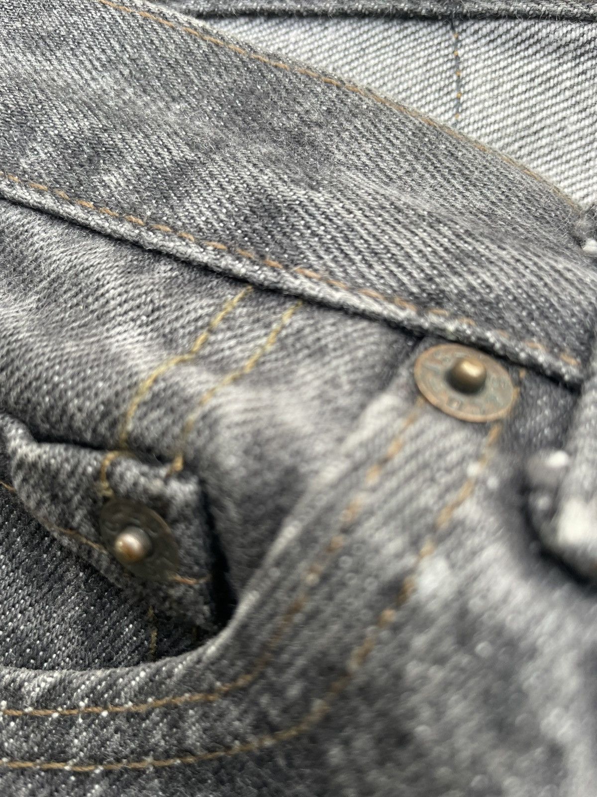 Le Grande Bleu (L.G.B.) Vintage Levi’s 501 e 1989 Usa Black Denim Size US 32 / EU 48 - 15 Thumbnail