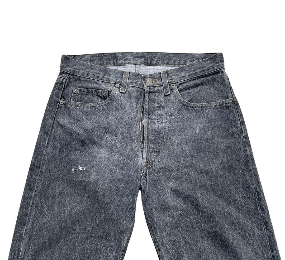 Le Grande Bleu (L.G.B.) Vintage Levi’s 501 e 1989 Usa Black Denim Size US 32 / EU 48 - 3 Thumbnail