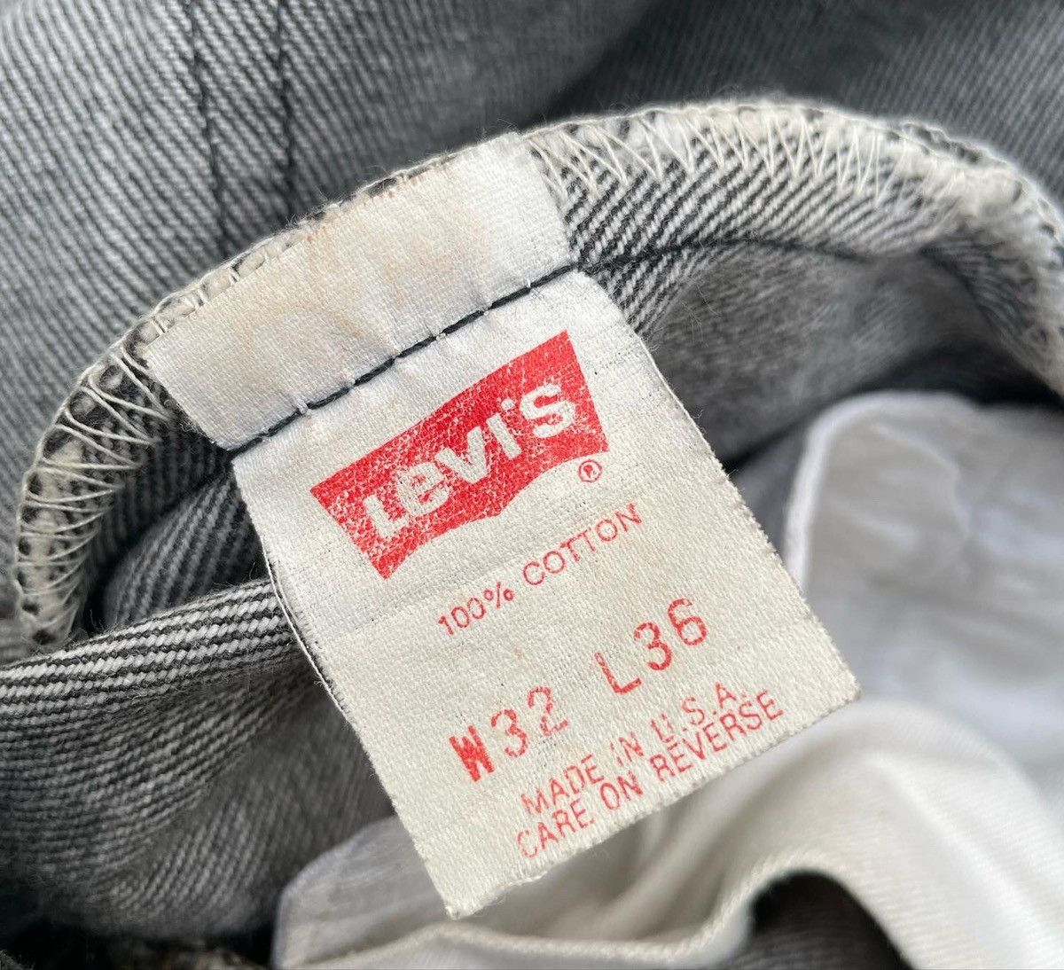 Le Grande Bleu (L.G.B.) Vintage Levi’s 501 e 1989 Usa Black Denim Size US 32 / EU 48 - 9 Thumbnail
