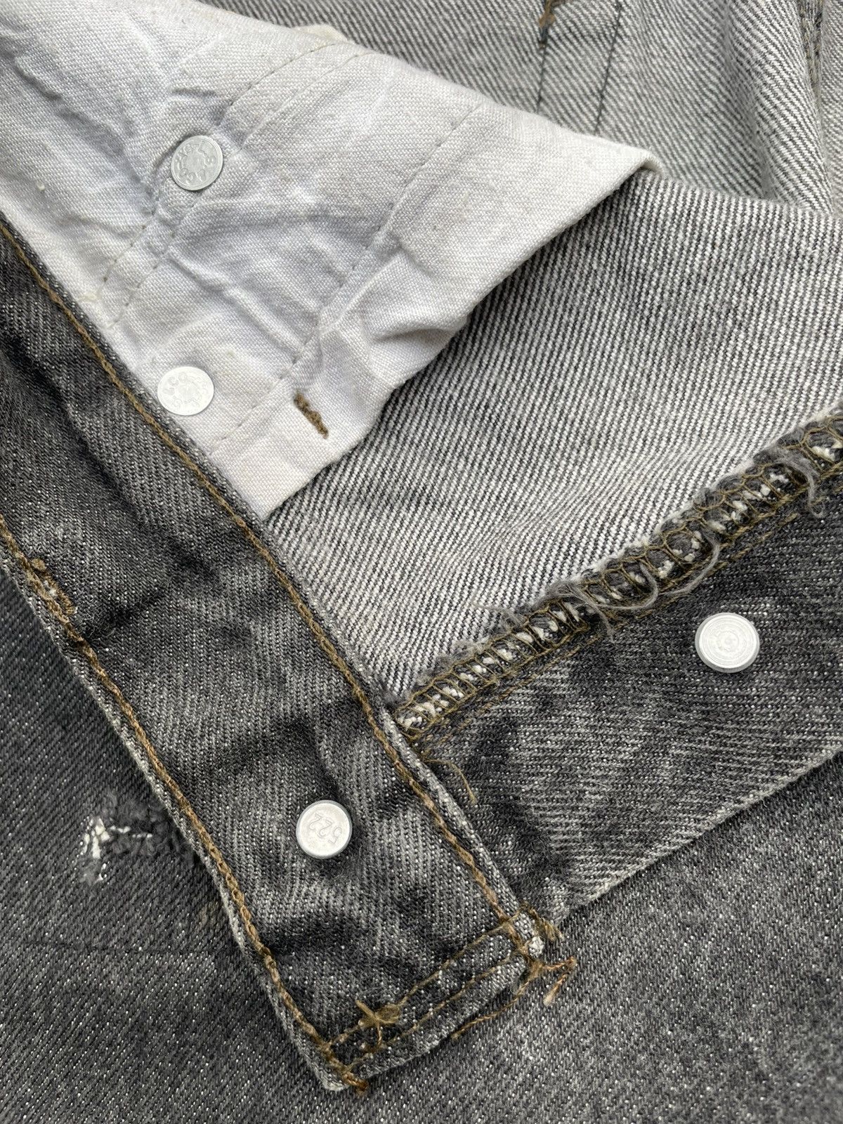 Le Grande Bleu (L.G.B.) Vintage Levi’s 501 e 1989 Usa Black Denim Size US 32 / EU 48 - 14 Thumbnail