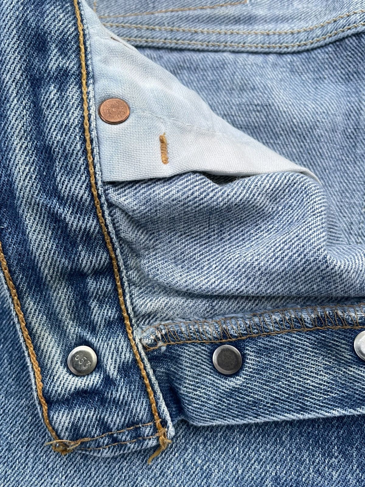 Levi's Vintage Levis 501XX Usa 1996 Aging Wash Denim Size US 32 / EU 48 - 17 Thumbnail
