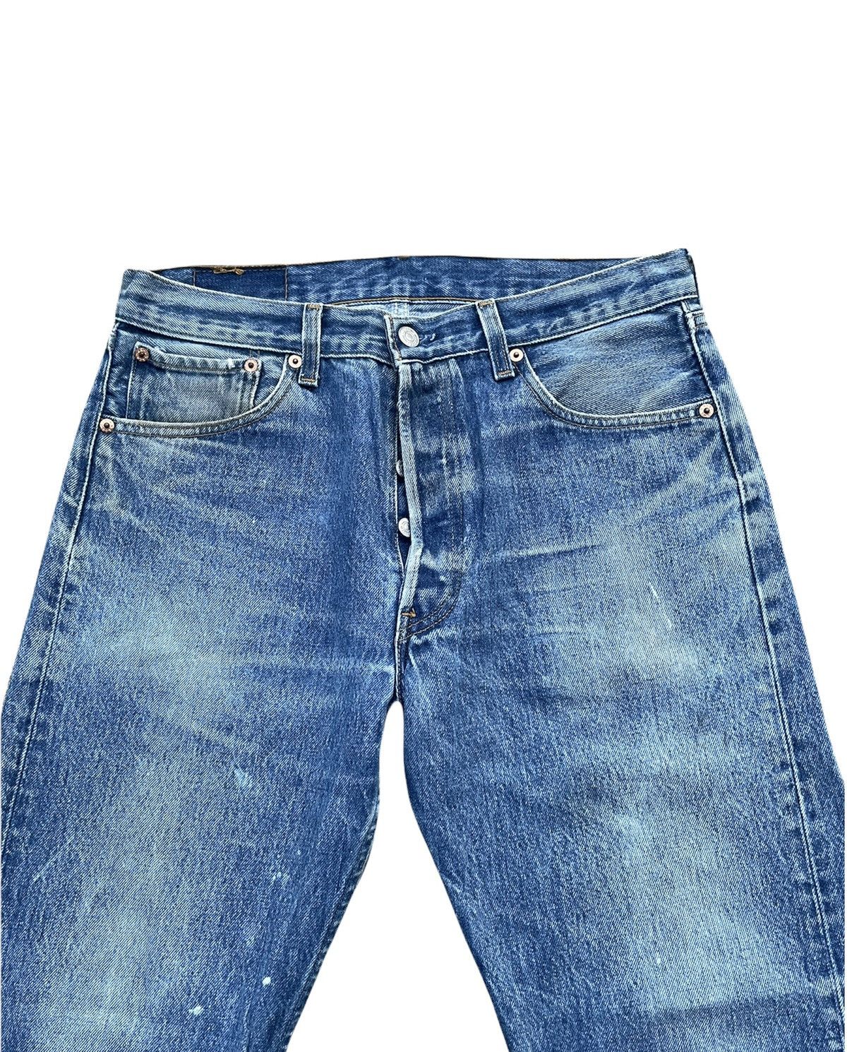 Levi's Vintage Levis 501XX Usa 1996 Aging Wash Denim Size US 32 / EU 48 - 4 Thumbnail
