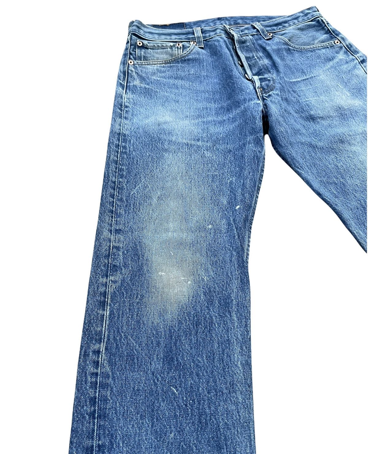 Levi's Vintage Levis 501XX Usa 1996 Aging Wash Denim Size US 32 / EU 48 - 3 Thumbnail