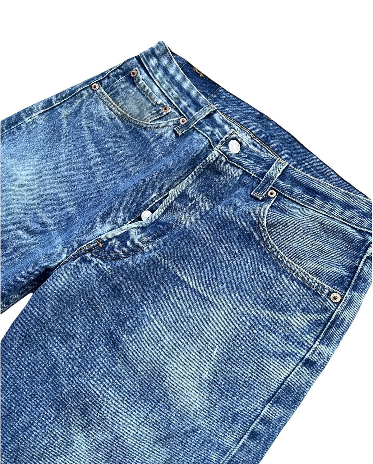 Levi's Vintage Levis 501XX Usa 1996 Aging Wash Denim Size US 32 / EU 48 - 5 Thumbnail