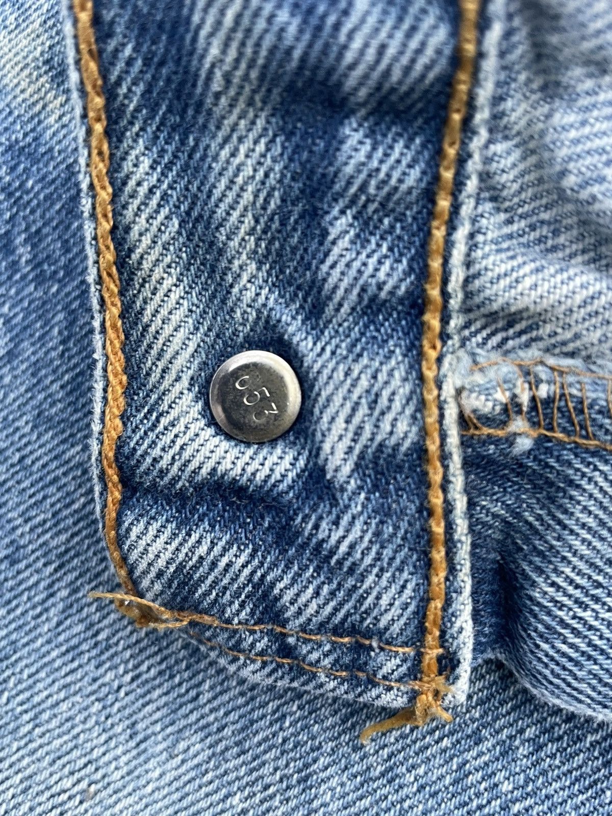 Levi's Vintage Levis 501XX Usa 1996 Aging Wash Denim Size US 32 / EU 48 - 16 Thumbnail
