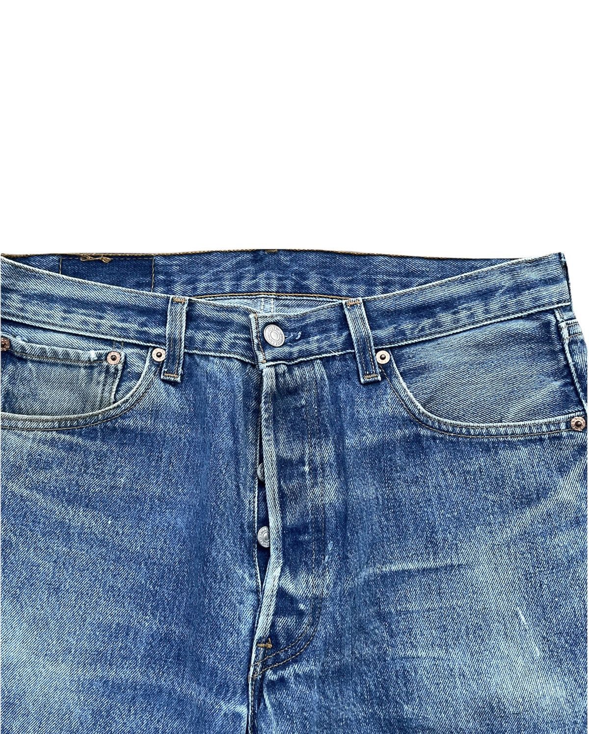 Levi's Vintage Levis 501XX Usa 1996 Aging Wash Denim Size US 32 / EU 48 - 6 Thumbnail