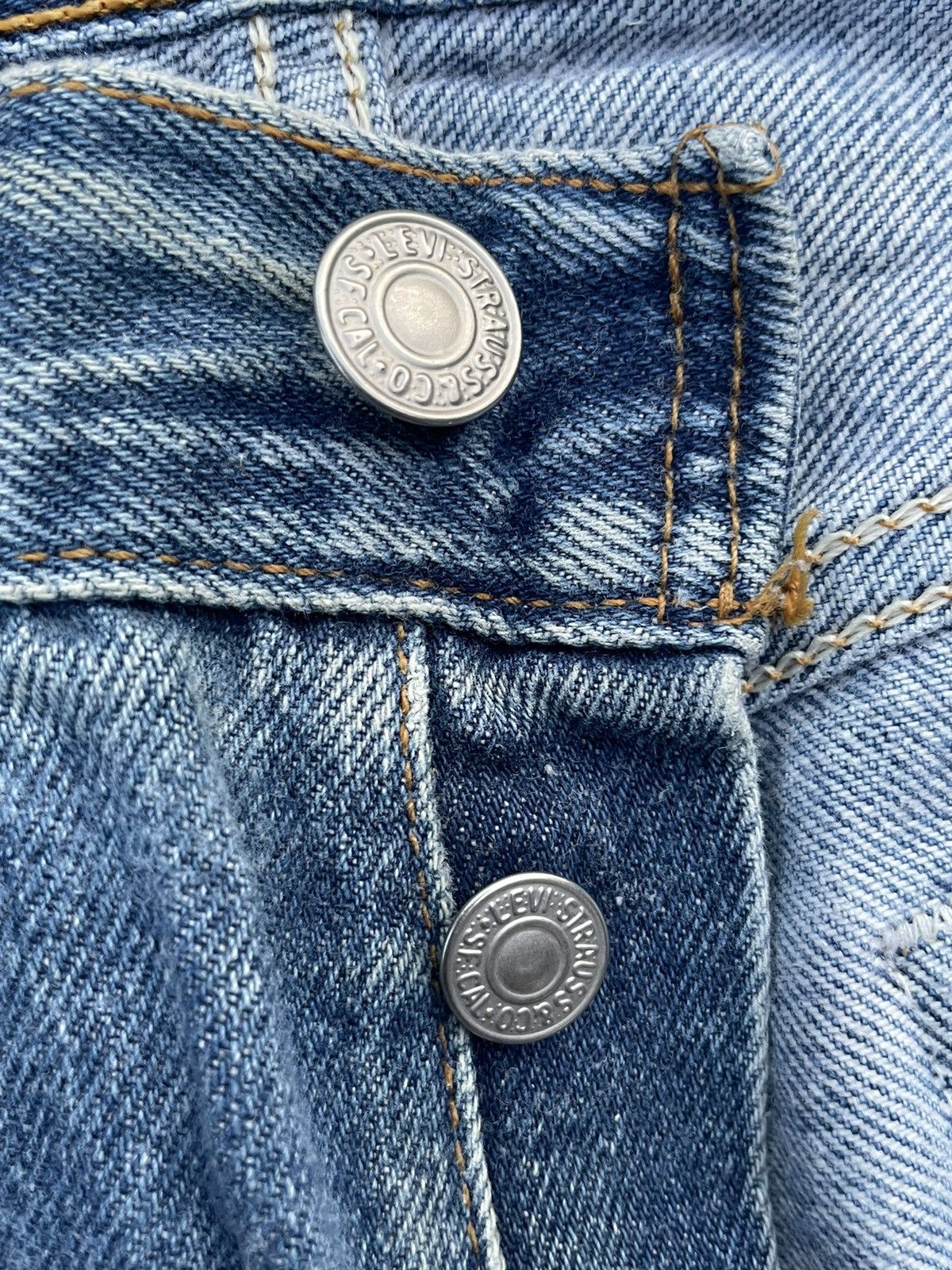 Levi's Vintage Levis 501XX Usa 1996 Aging Wash Denim Size US 32 / EU 48 - 19 Thumbnail