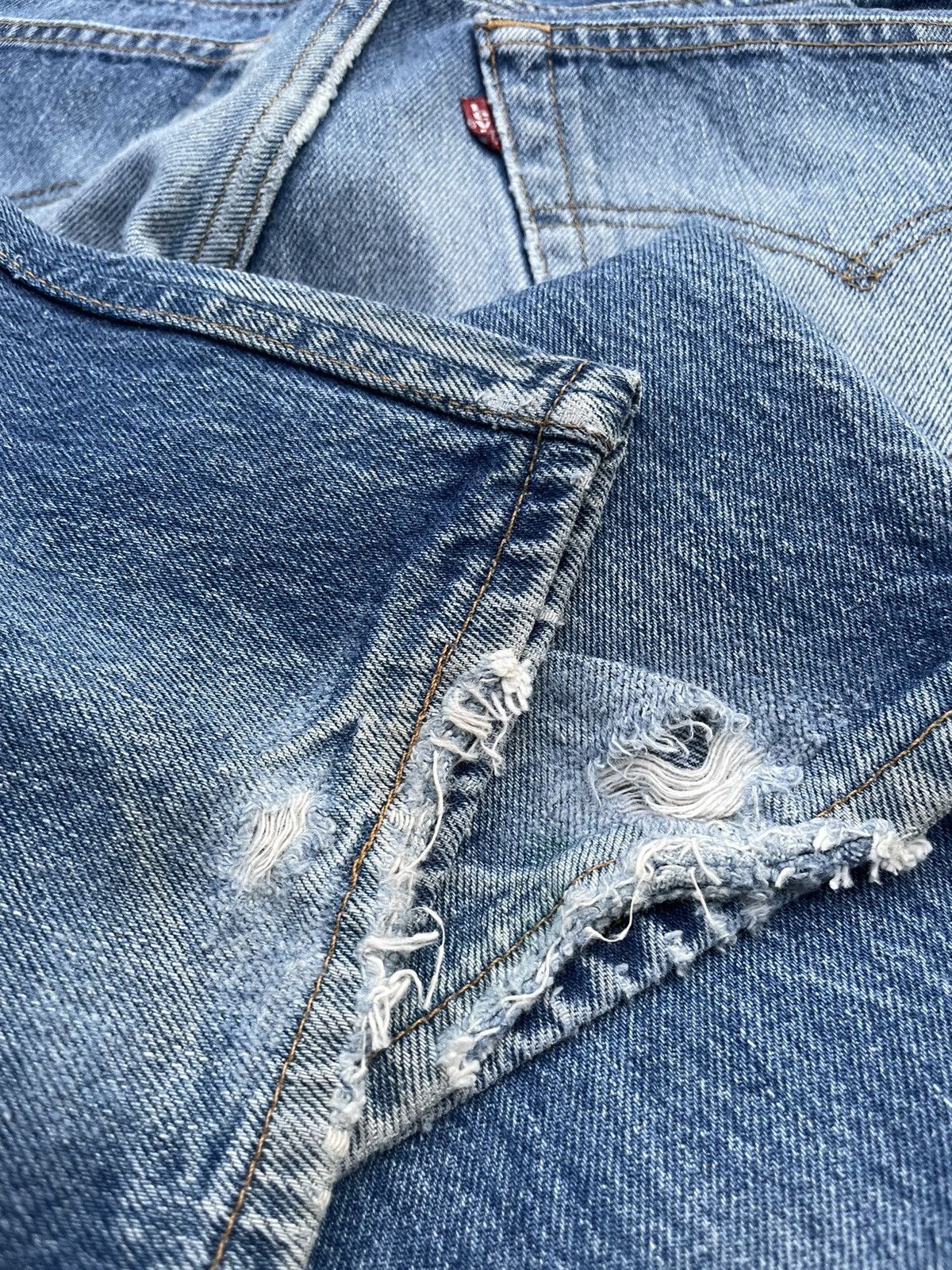 Levi's Vintage Levis 501XX Usa 1996 Aging Wash Denim Size US 32 / EU 48 - 11 Thumbnail