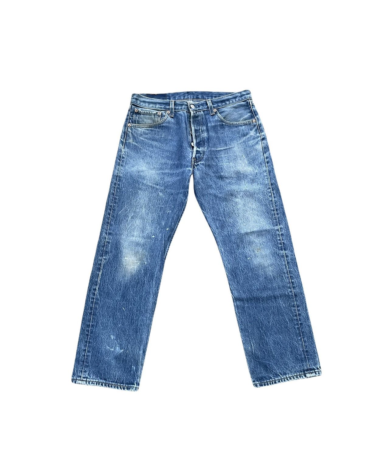 Levi's Vintage Levis 501XX Usa 1996 Aging Wash Denim Size US 32 / EU 48 - 1 Thumbnail