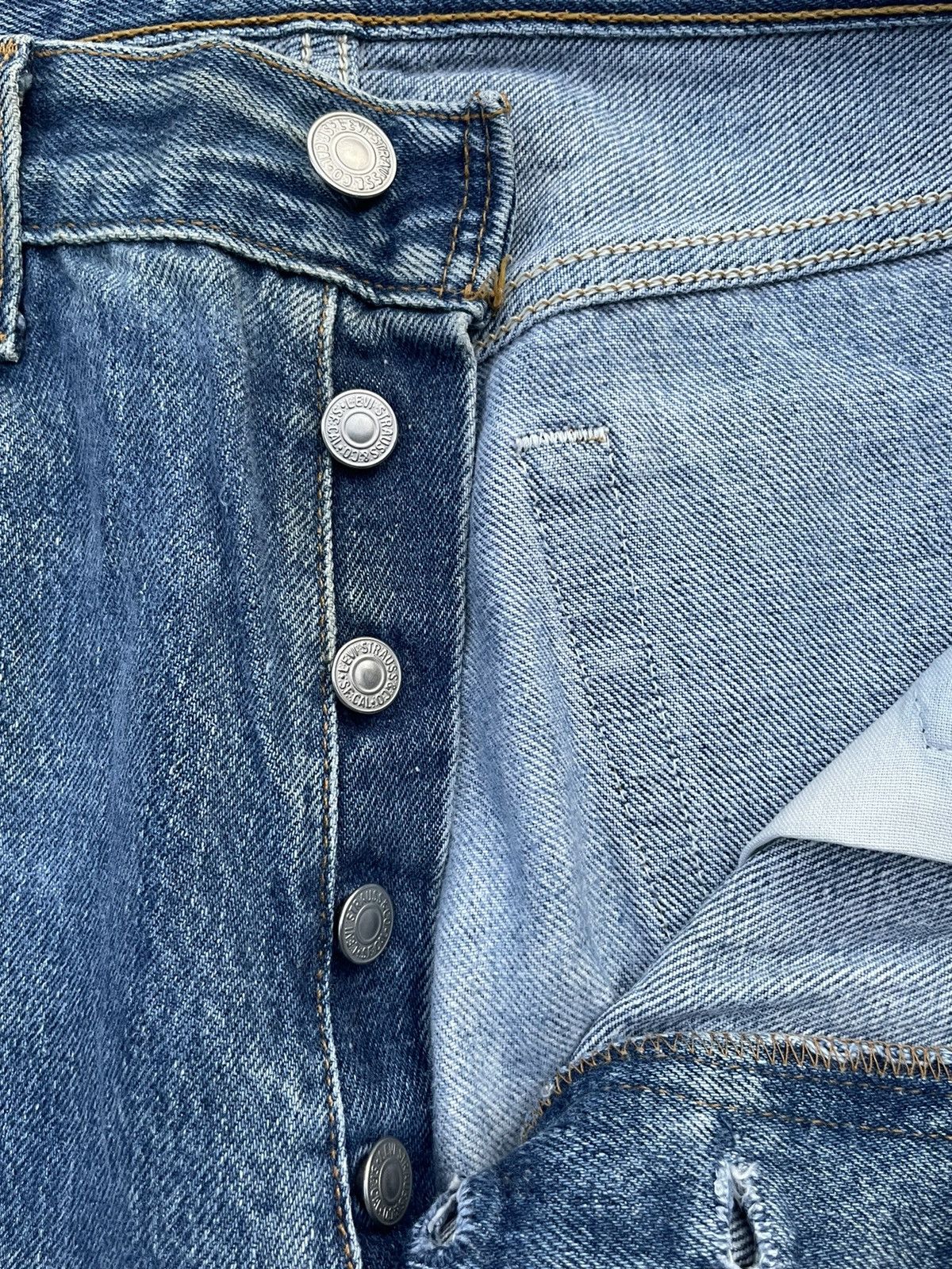 Levi's Vintage Levis 501XX Usa 1996 Aging Wash Denim Size US 32 / EU 48 - 20 Thumbnail