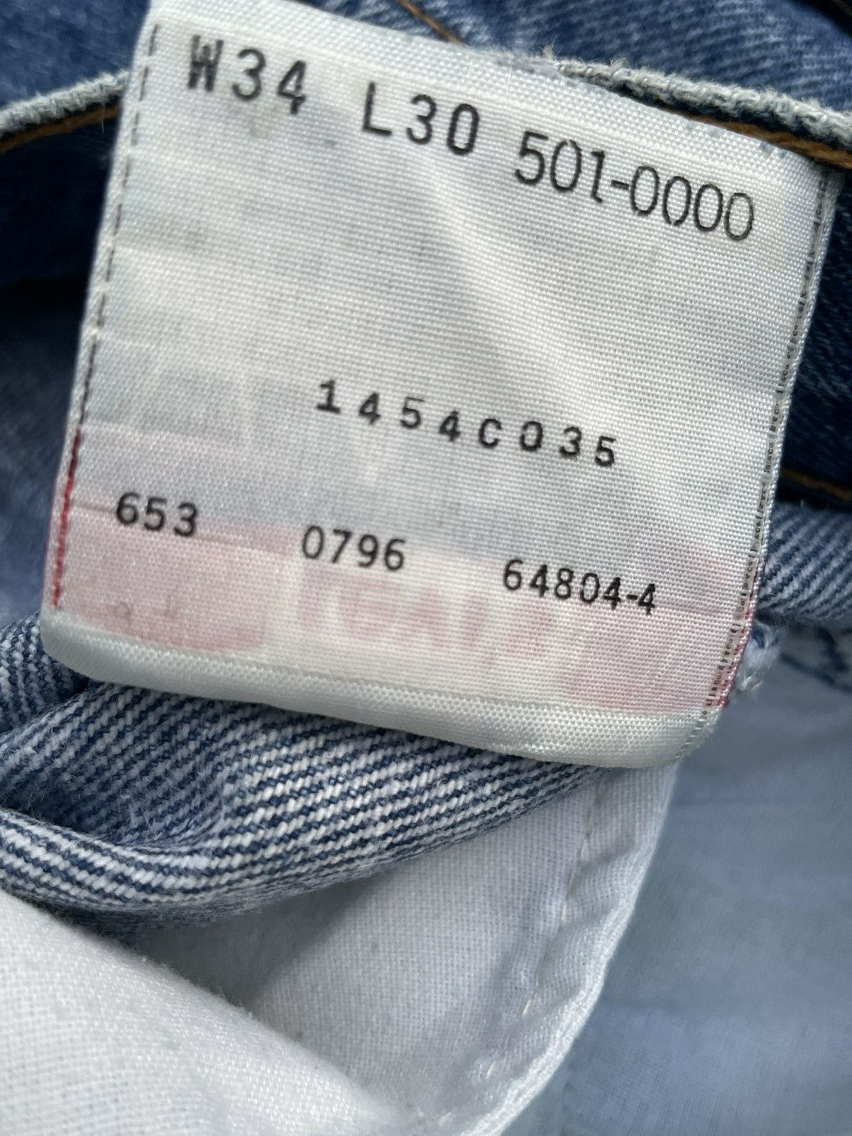 Levi's Vintage Levis 501XX Usa 1996 Aging Wash Denim Size US 32 / EU 48 - 14 Thumbnail