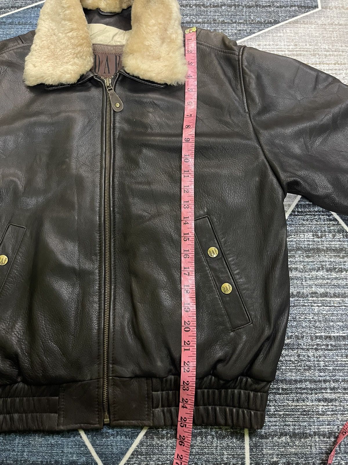 Vintage VINTAGE DAF DAVID FAHRER LEATHER JACKET Size US M / EU 48-50 / 2 - 13 Thumbnail