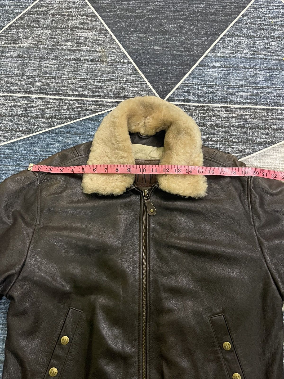 Vintage VINTAGE DAF DAVID FAHRER LEATHER JACKET Size US M / EU 48-50 / 2 - 14 Thumbnail