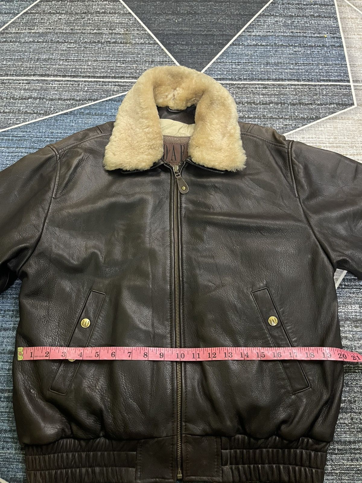 Vintage VINTAGE DAF DAVID FAHRER LEATHER JACKET Size US M / EU 48-50 / 2 - 12 Thumbnail