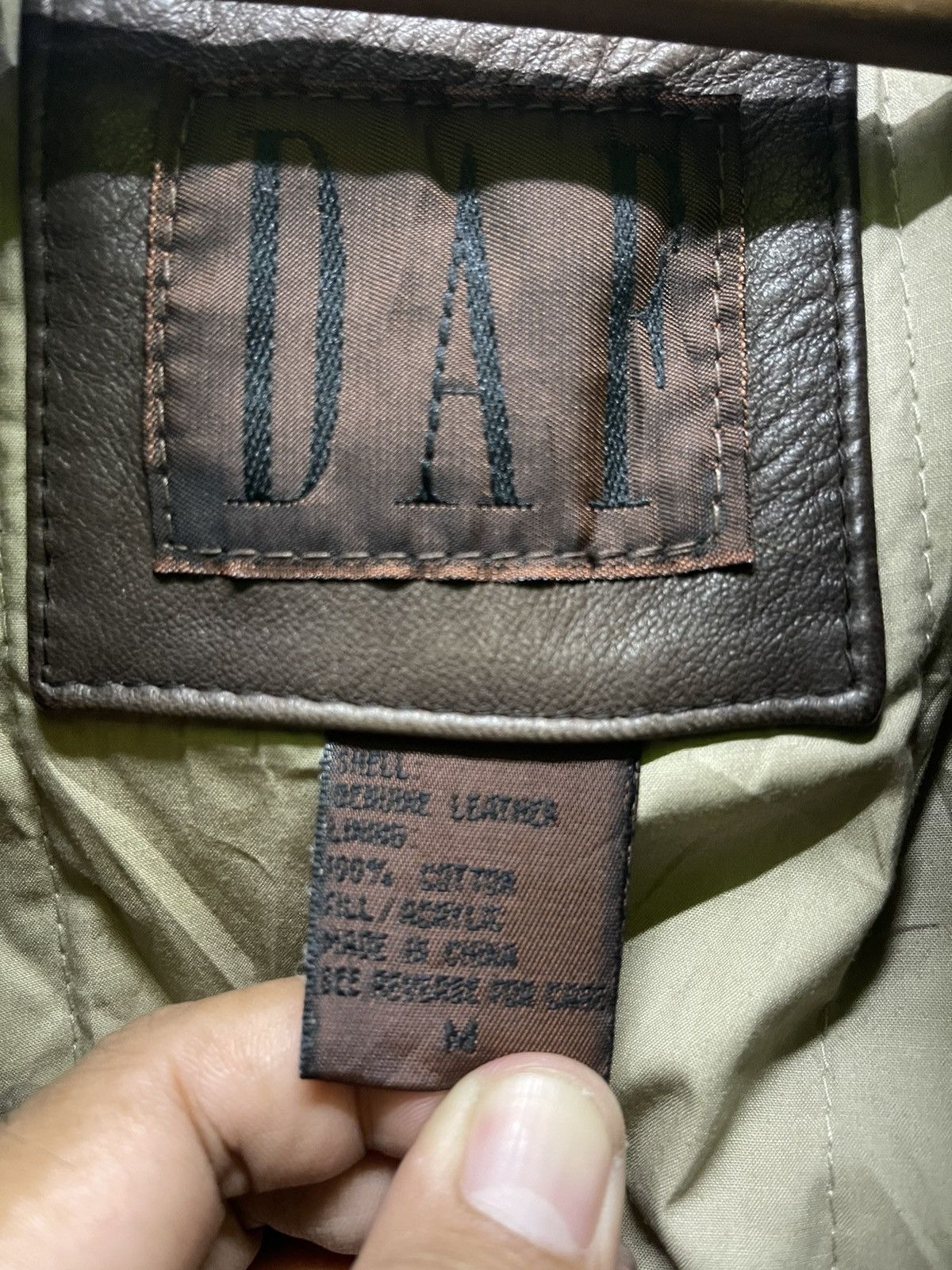 Vintage VINTAGE DAF DAVID FAHRER LEATHER JACKET Size US M / EU 48-50 / 2 - 9 Thumbnail