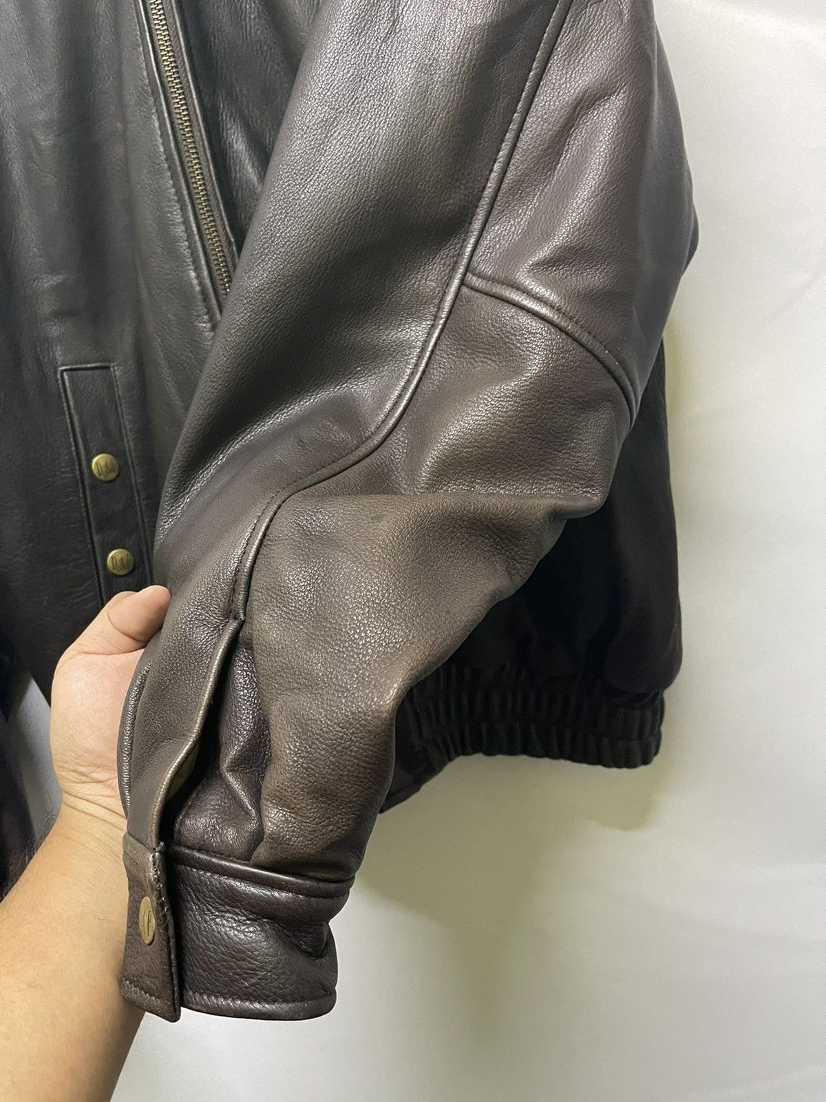 Vintage VINTAGE DAF DAVID FAHRER LEATHER JACKET Size US M / EU 48-50 / 2 - 8 Thumbnail