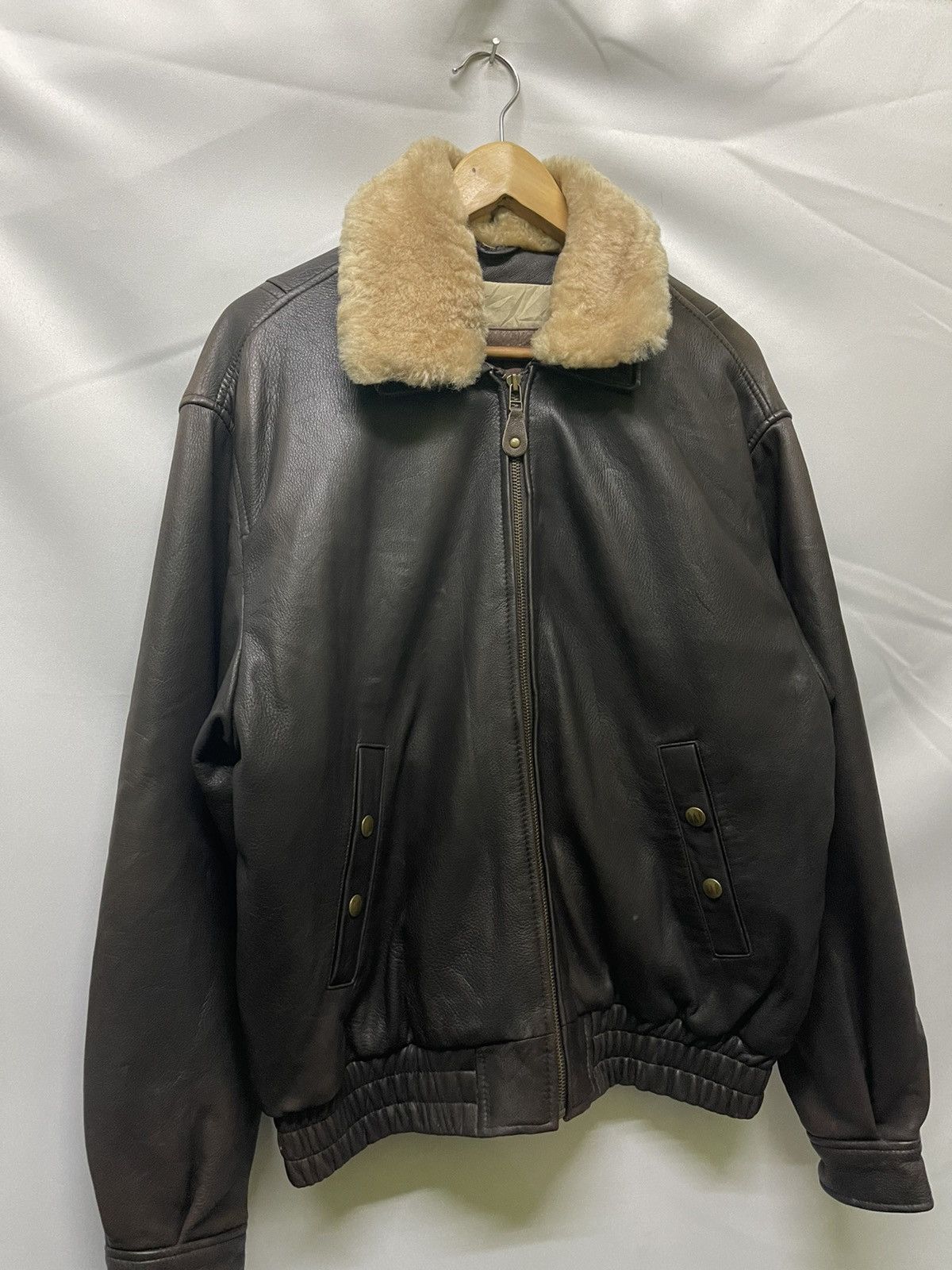 Vintage VINTAGE DAF DAVID FAHRER LEATHER JACKET Size US M / EU 48-50 / 2 - 3 Thumbnail