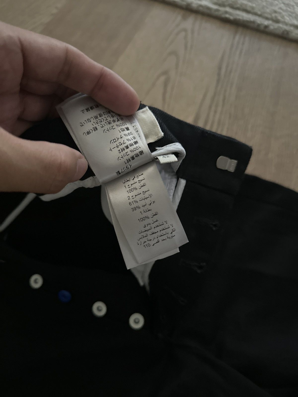 Bottega Veneta New with Tag, Black Denim with Side Band Size US 32 / EU 48 - 9 Thumbnail