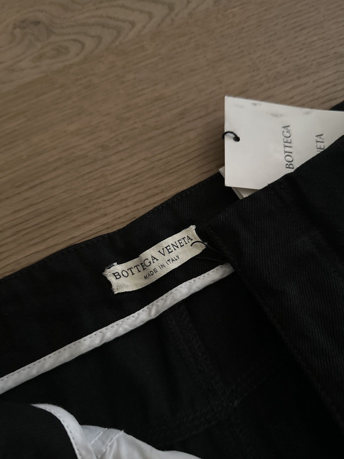 Bottega Veneta New with Tag, Black Denim with Side Band Size US 32 / EU 48 - 6 Thumbnail