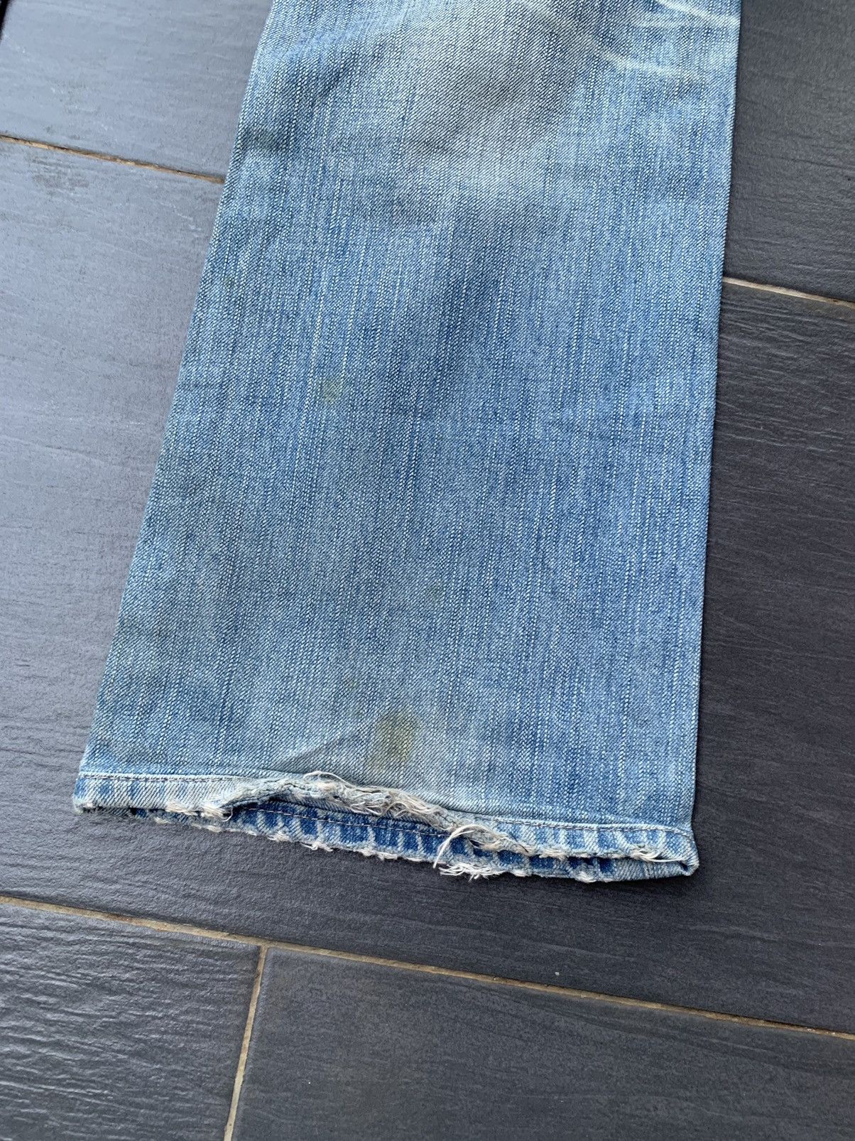 AG Adriano Goldschmied Vintage Bootcut Adriano GoldSchmied Distressed Denim Size US 33 - 9 Thumbnail