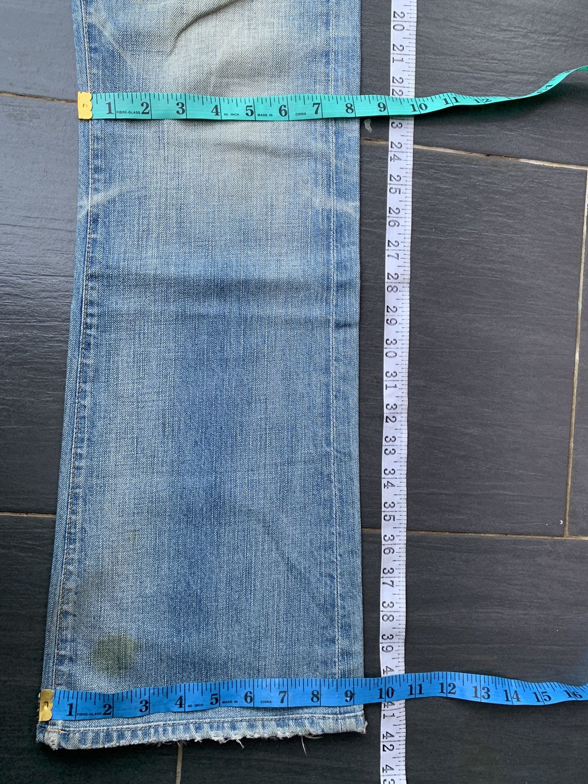 AG Adriano Goldschmied Vintage Bootcut Adriano GoldSchmied Distressed Denim Size US 33 - 15 Thumbnail