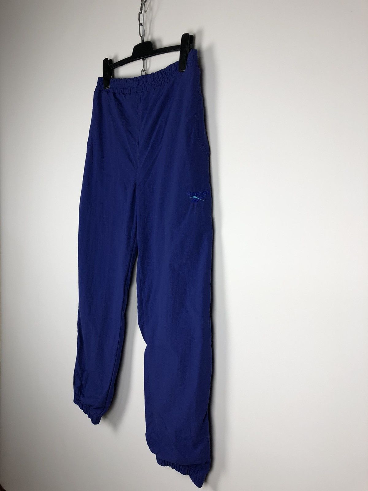 Reebok Vintage Retro REEBOK Nylon Track Pants Blue size L Size US 34 / EU 50 - 6 Thumbnail