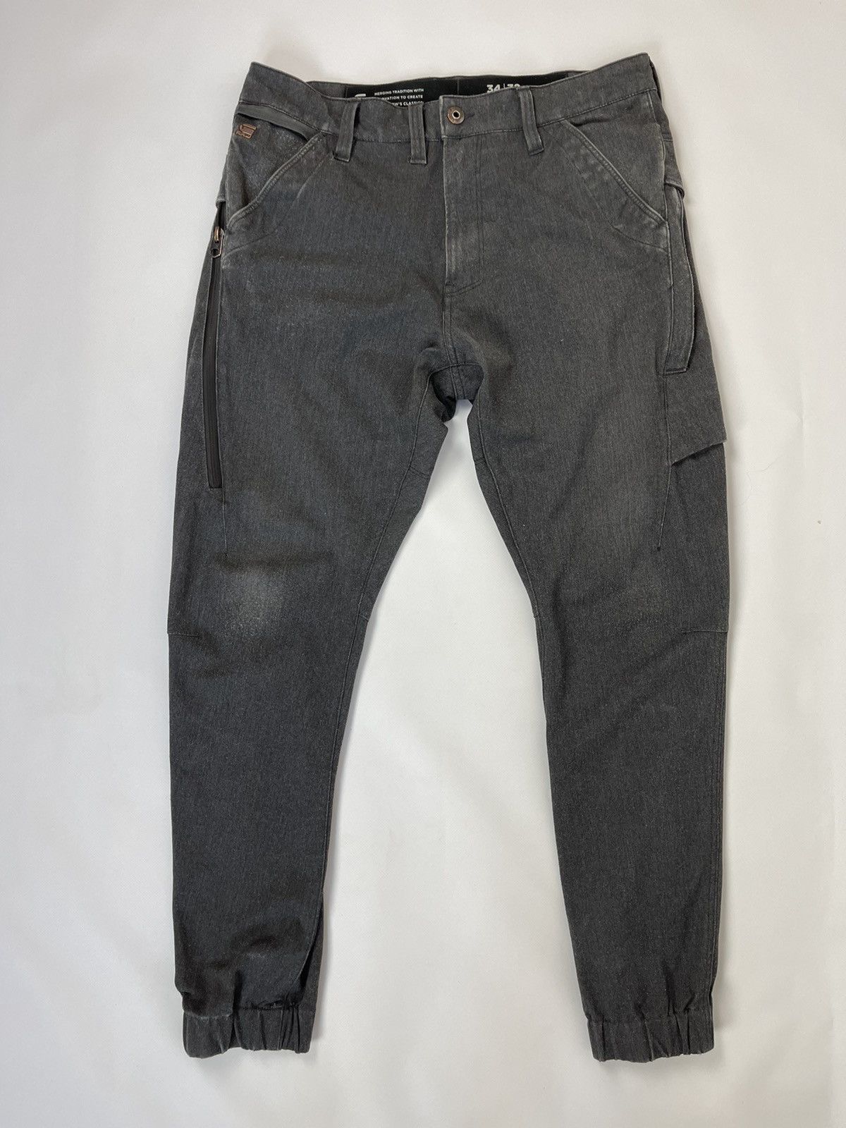 G-Star G-Star citishield 3d cargo slim tapered cuffed pants utility Size US 34 / EU 50 - 4 Thumbnail