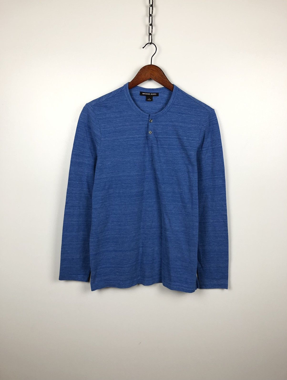 Michael Kors Michael Kors Basic Blue Long-sleeve Size S Size US S / EU 44-46 / 1 - 1 Thumbnail
