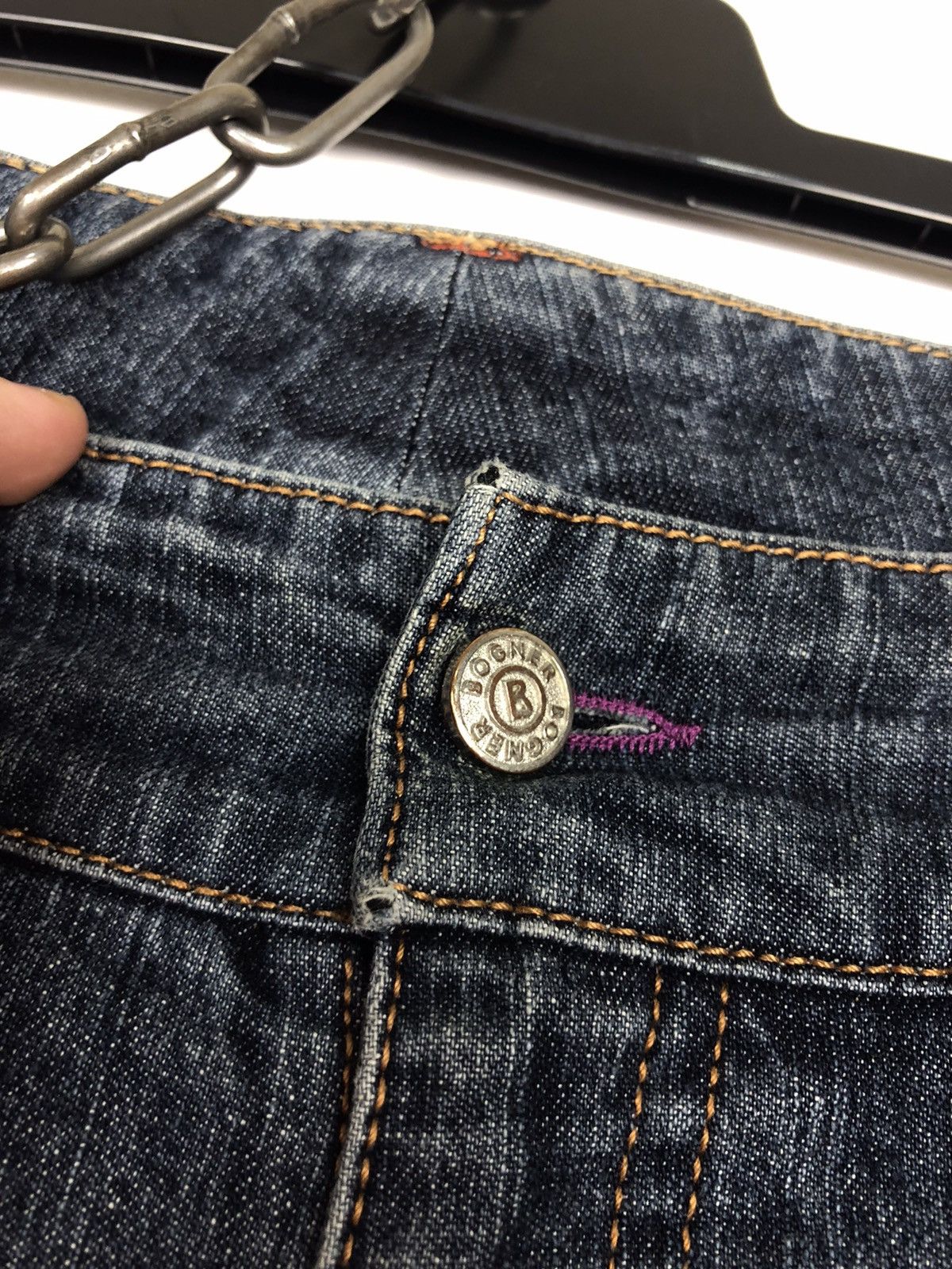 Bogner Vintage Bogner Blue Denim Jeans Pants size US12 EU42 Size 34" / US 12 / IT 48 - 8 Thumbnail