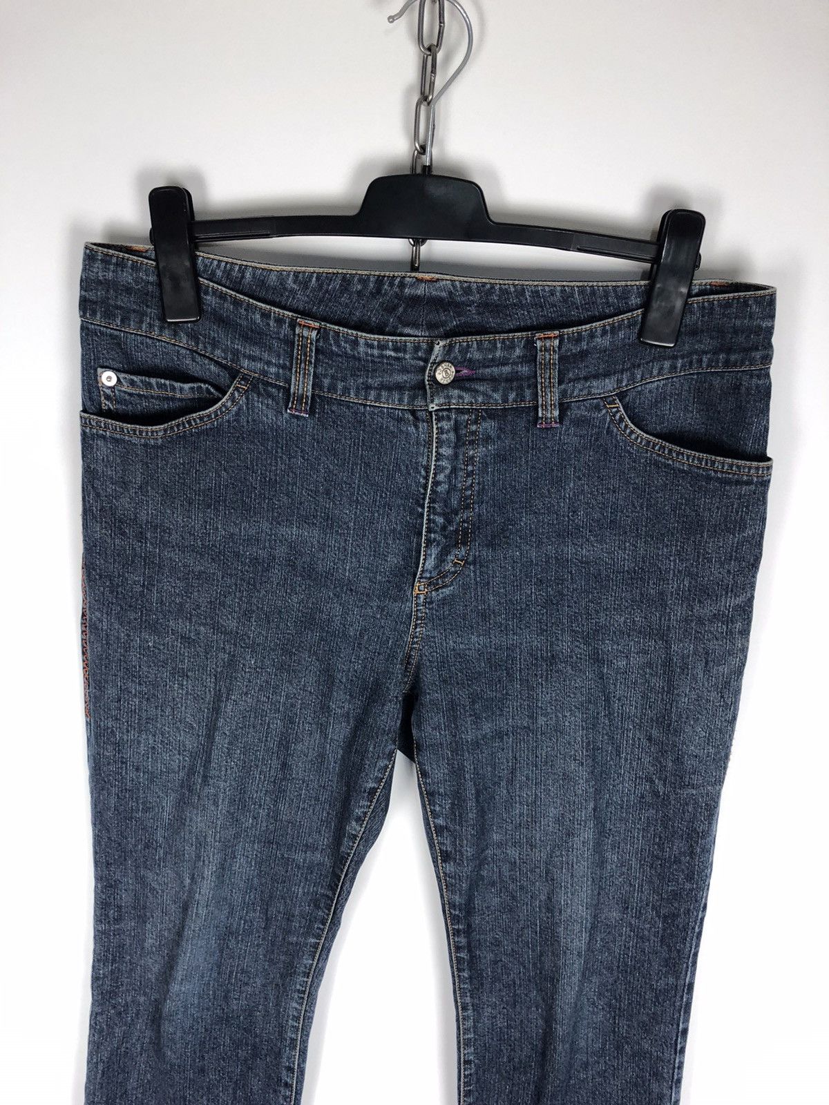 Bogner Vintage Bogner Blue Denim Jeans Pants size US12 EU42 Size 34" / US 12 / IT 48 - 2 Thumbnail