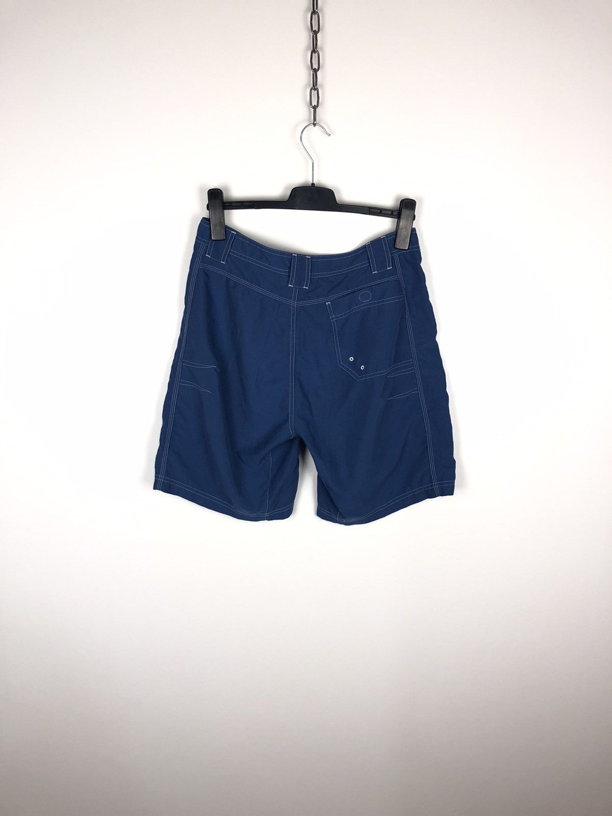 Nike Vintage 90's Nike Navy Shorts Swoosh Logo Size 32 Size US 32 / EU 48 - 5 Thumbnail