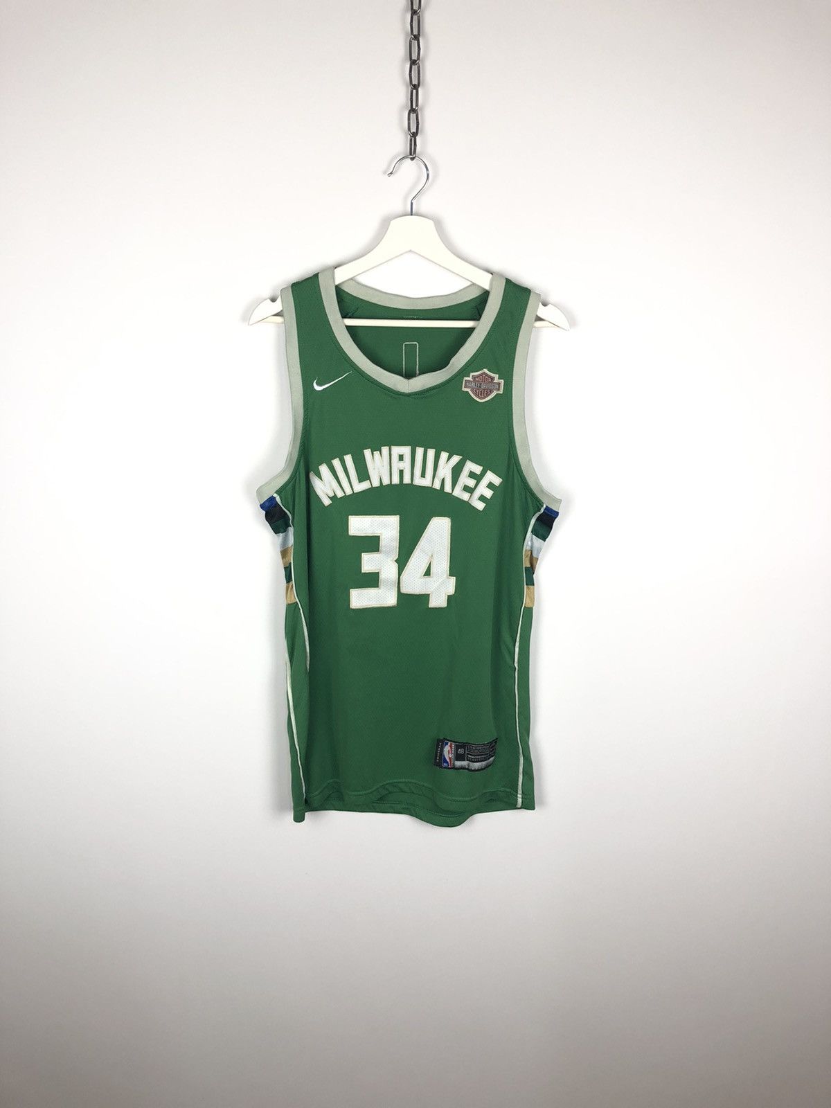 Nike Nike x NBA Milwaukee 34 Jersey Antetokounmpo 34 Green Jersey | Grailed
