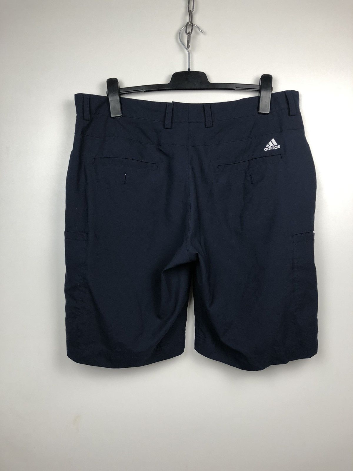 Adidas Adidas Perfomance Cargo Multipocket Shorts Blue sz 38 Size US 38 / EU 54 - 3 Thumbnail