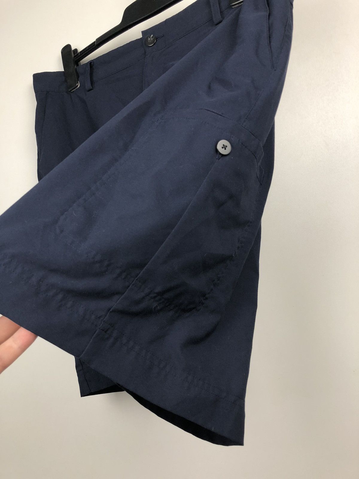 Adidas Adidas Perfomance Cargo Multipocket Shorts Blue sz 38 Size US 38 / EU 54 - 2 Thumbnail