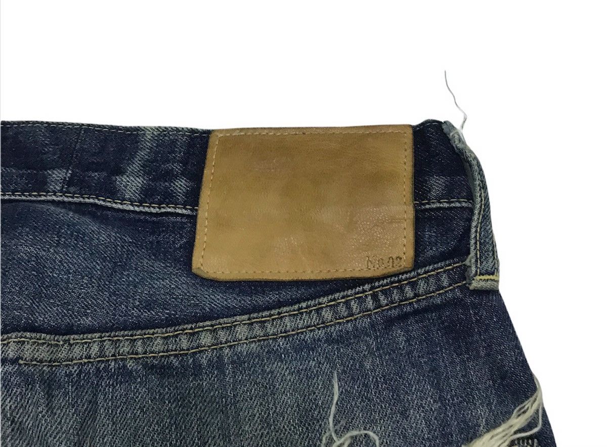 Vintage Domingo distressed selvedge denim jeans
