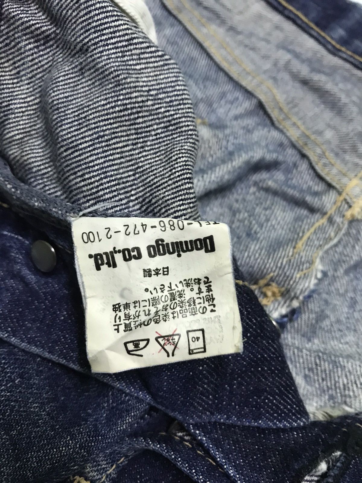 Vintage Domingo distressed selvedge denim jeans
