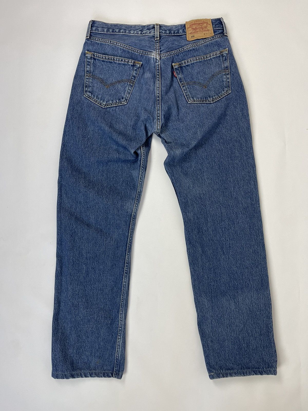 Levi's Levi’s 501 vintage 90s blue classic denim jeans pants Size US 34 / EU 50 - 2 Thumbnail
