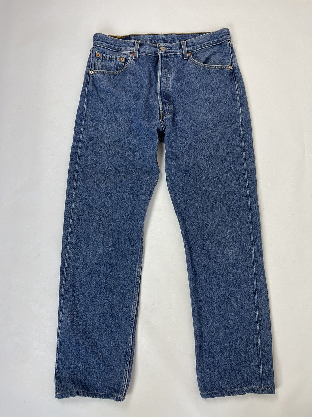 Levi's Levi’s 501 vintage 90s blue classic denim jeans pants Size US 34 / EU 50 - 9 Thumbnail