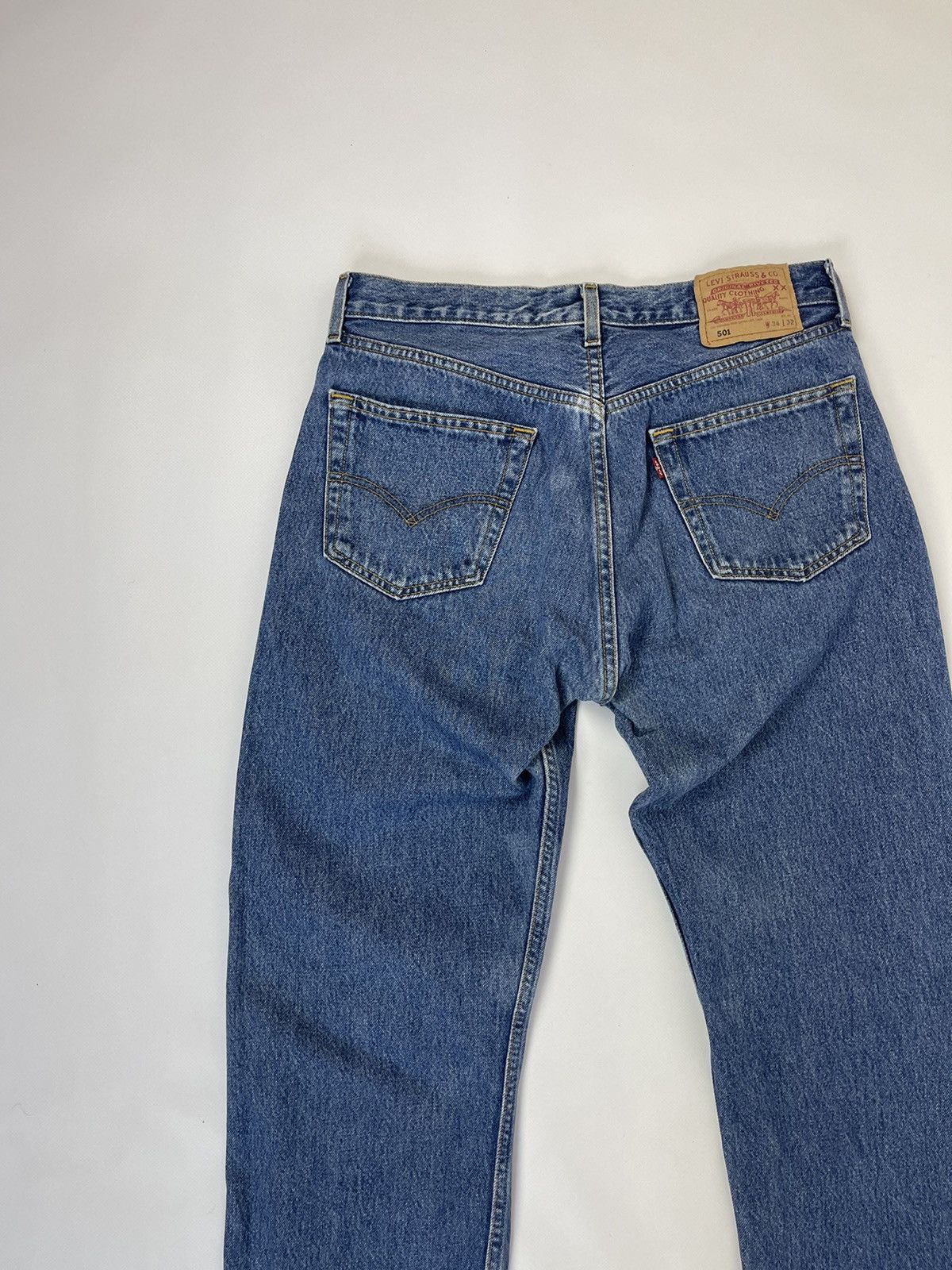 Levi's Levi’s 501 vintage 90s blue classic denim jeans pants Size US 34 / EU 50 - 1 Thumbnail