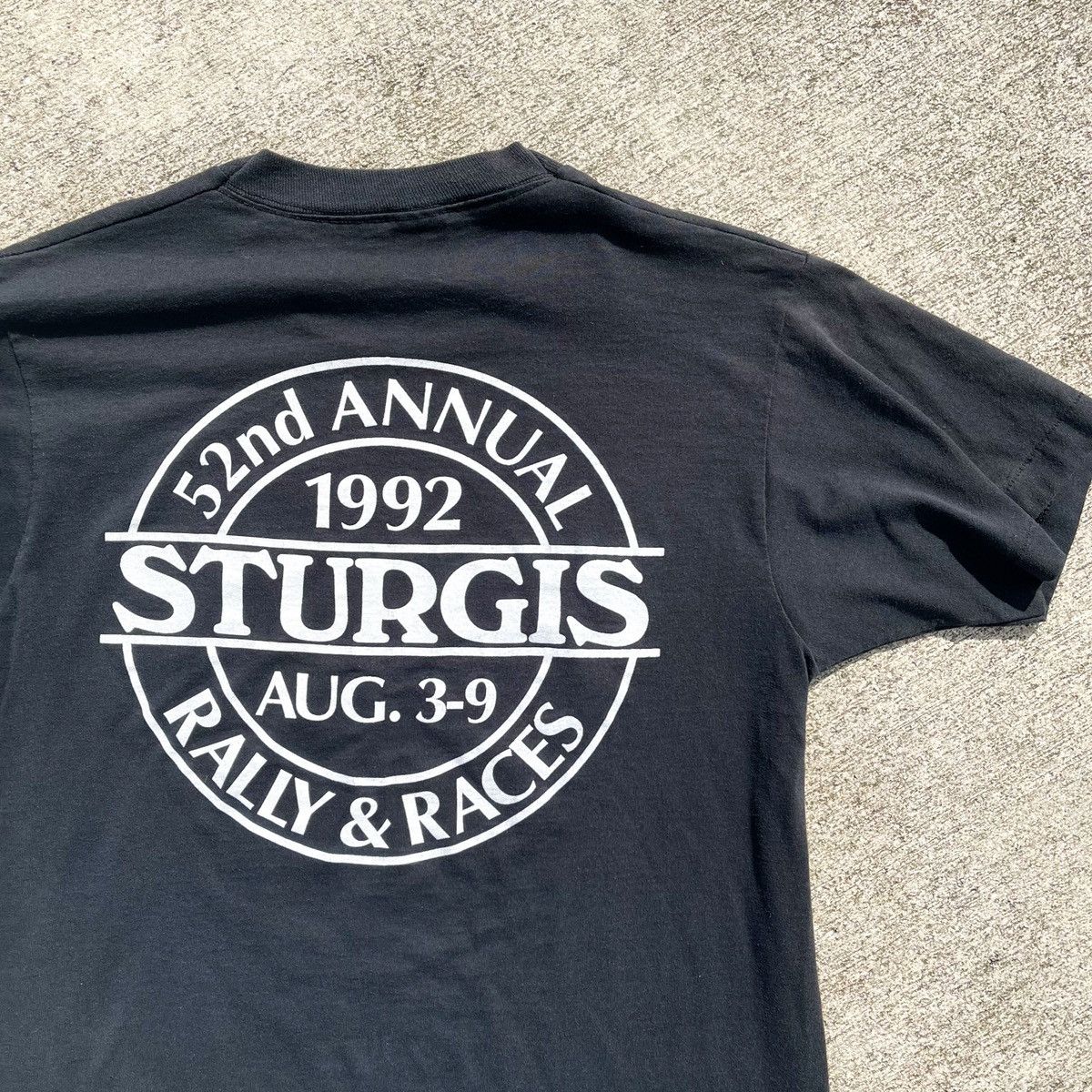 Vintage Vintage Rare 1992 Sturgis Biker Harley Eagle Single Stitch Size US L / EU 52-54 / 3 - 5 Thumbnail