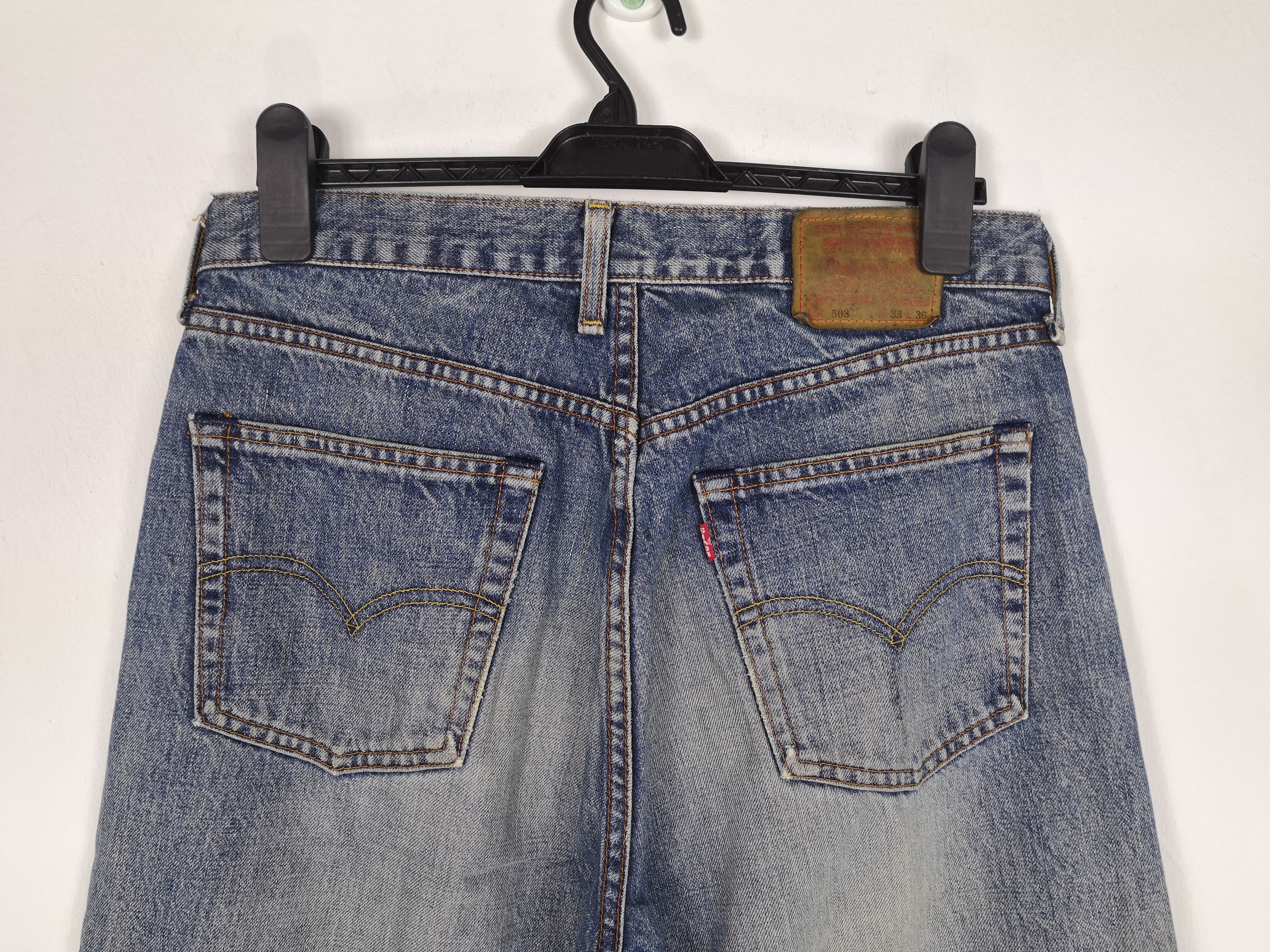 Levi's Vintage Levis 503 Mud Jeans Levi's Distressed Grunge Denim Size US 32 / EU 48 - 6 Thumbnail
