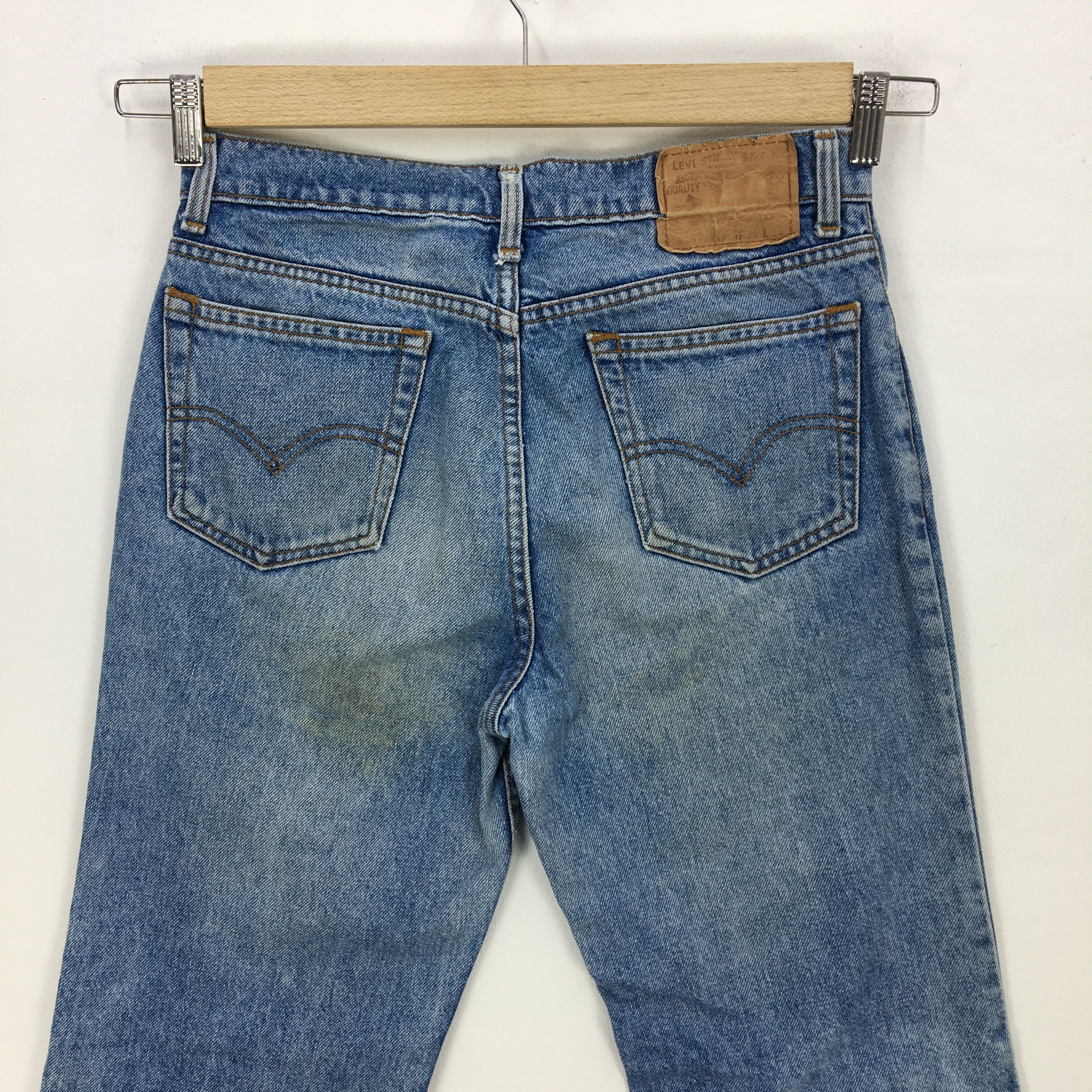 Levi's Vintage Levis 505 Sun Faded Jeans Levi's Distresses Denim Size 28" / US 6 / IT 42 - 4 Thumbnail