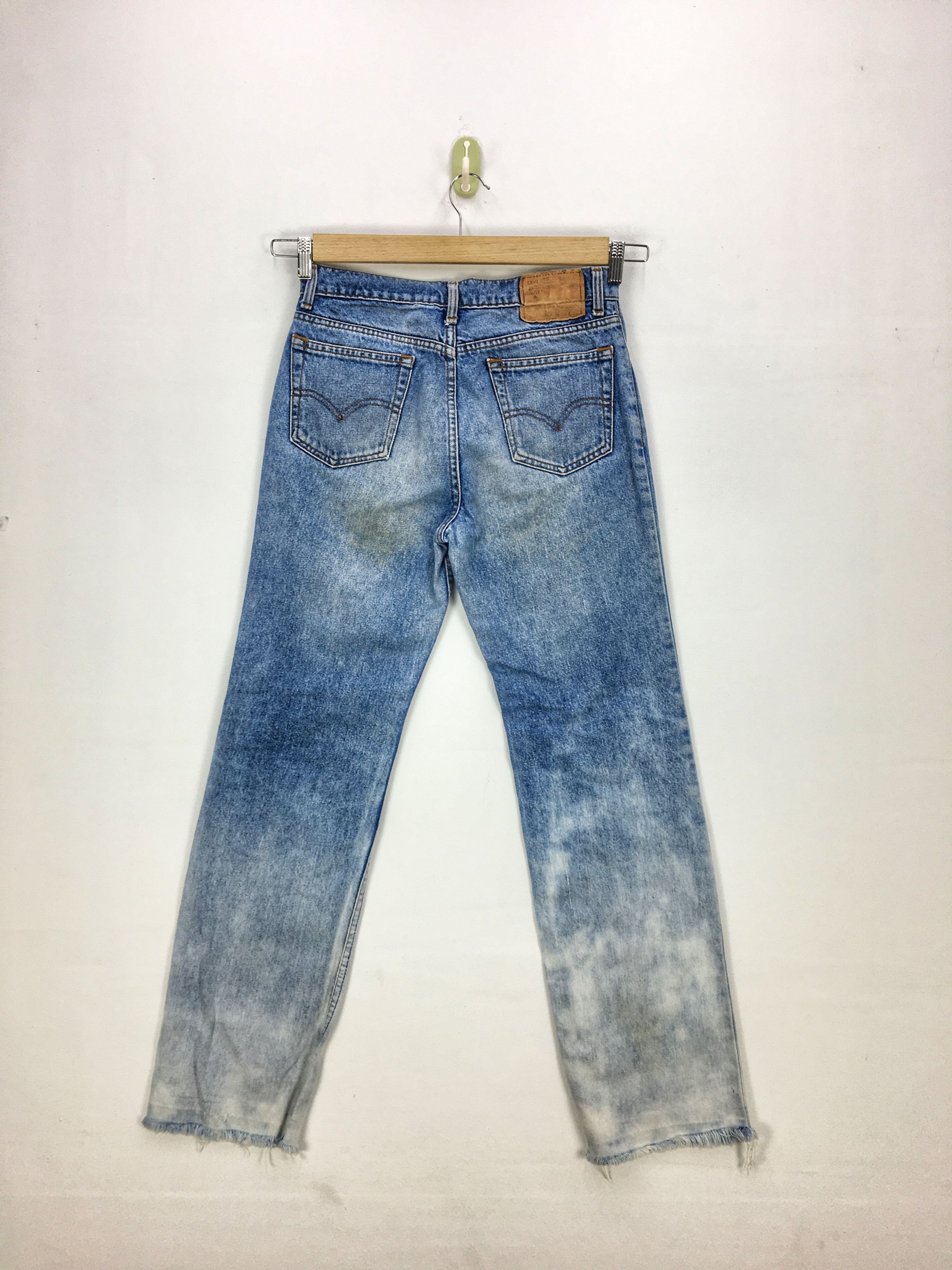Levi's Vintage Levis 505 Sun Faded Jeans Levi's Distresses Denim Size 28" / US 6 / IT 42 - 2 Thumbnail