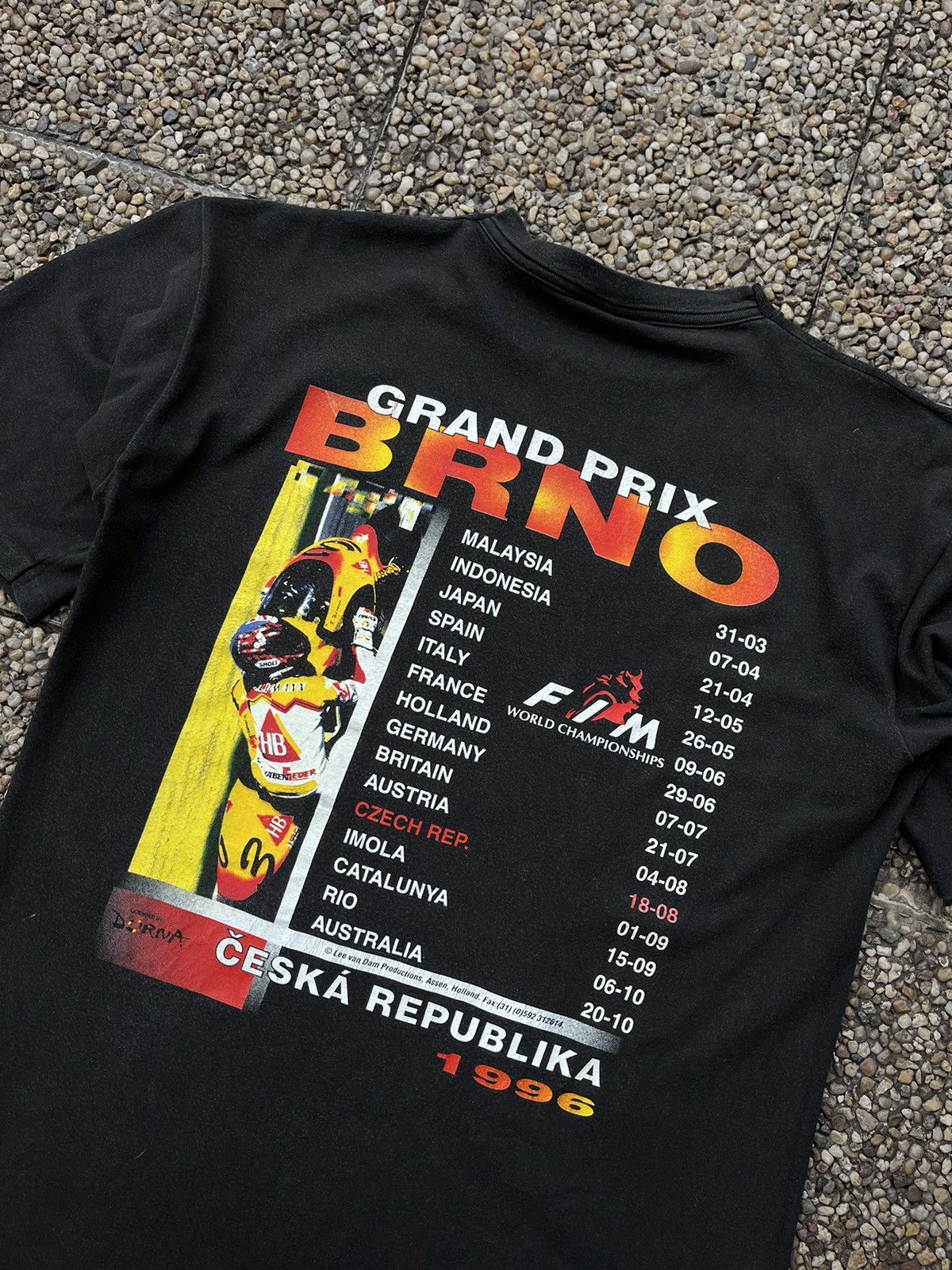 Formula 1 × Vintage Vintage Grand Prix 1996 Formula Uno Racing Tee Single Stitch Size US L / EU 52-54 / 3 - 9 Thumbnail