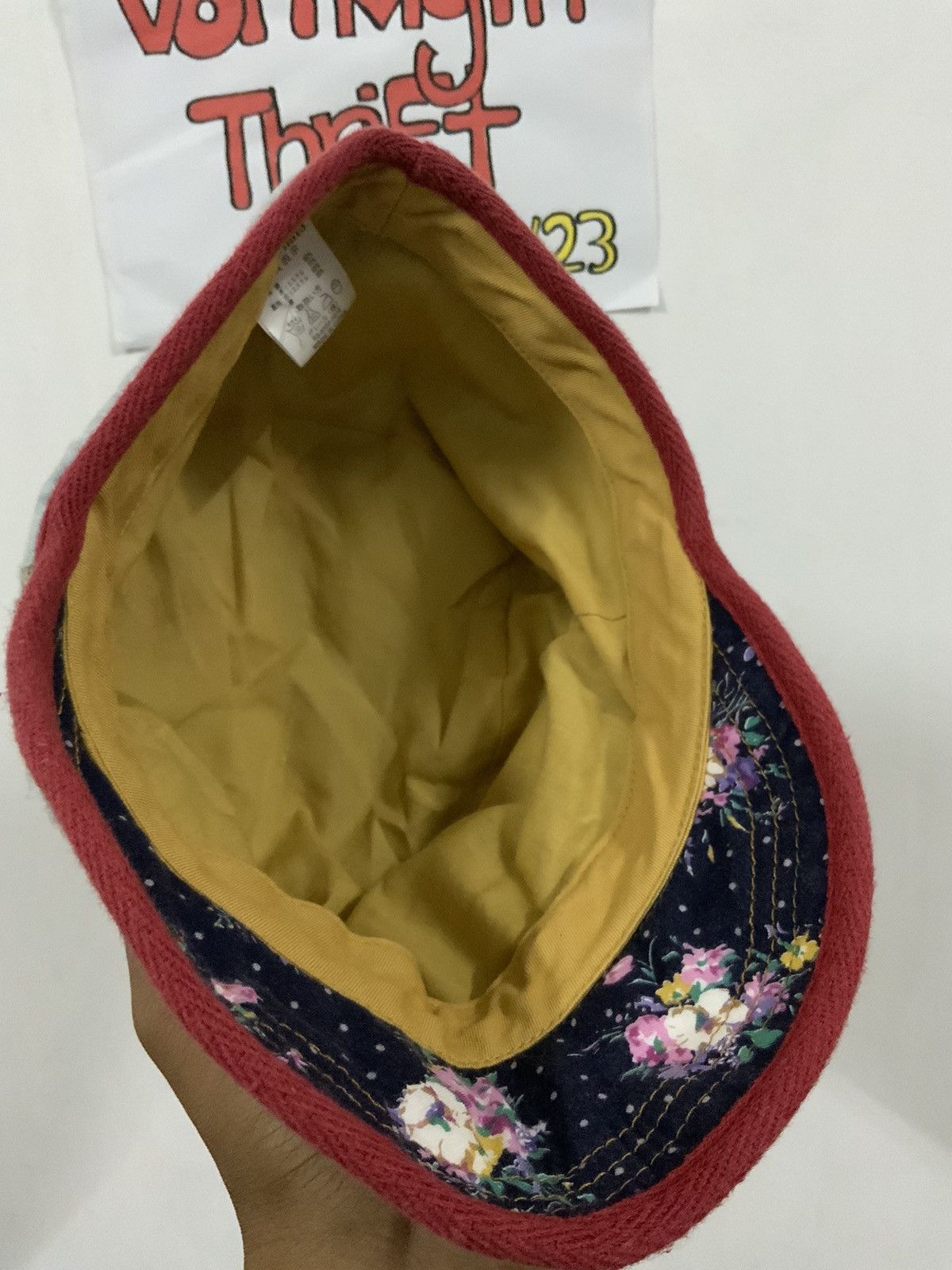 If Six Was Nine Vintage Indigo Patchwork Sashiko Boro Hat Size ONE SIZE - 9 Thumbnail