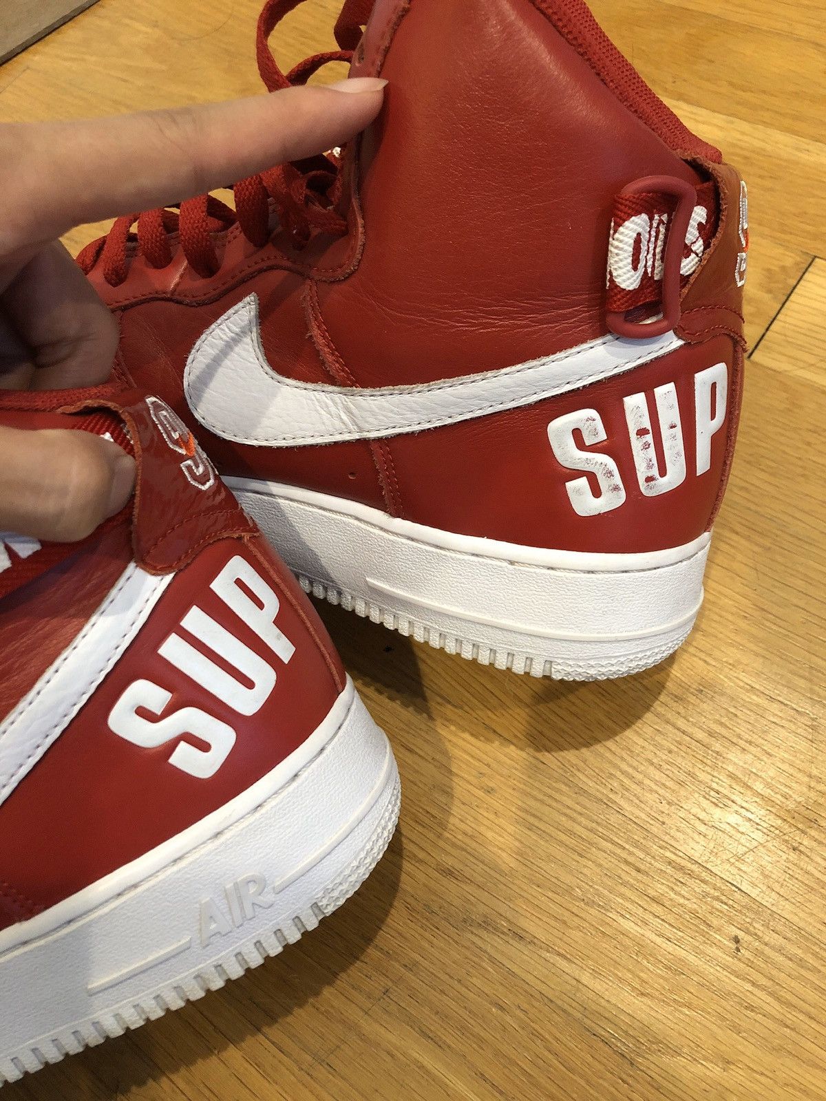 Nike × Supreme Supreme Nike Air Force One Size US 10.5 / EU 43-44 - 6 Thumbnail