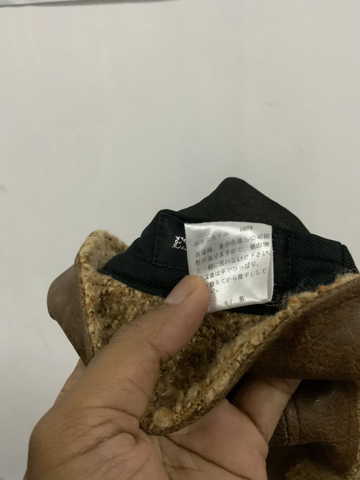 Japanese Brand Essemerry Japan Mohair Fur Leather Bucket Hat Size ONE SIZE - 12 Thumbnail